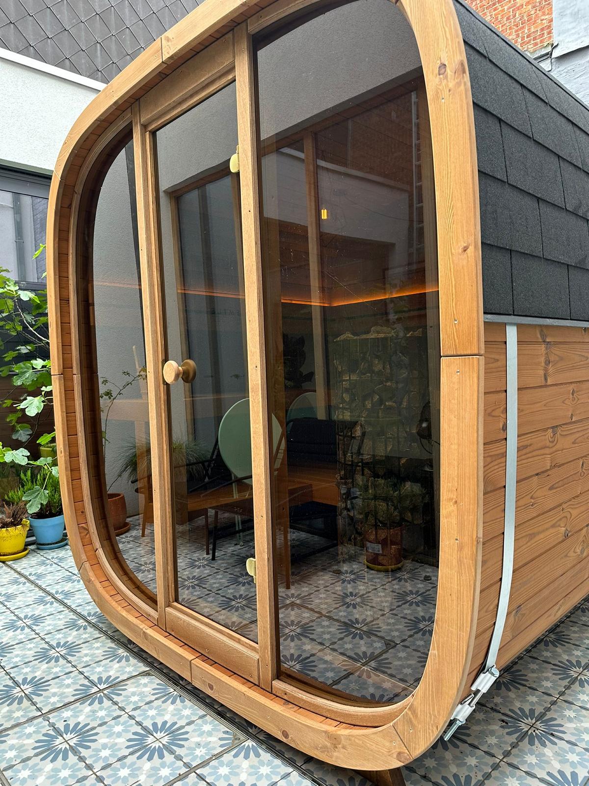 Thermoholz Gartensauna - Dice Blanco