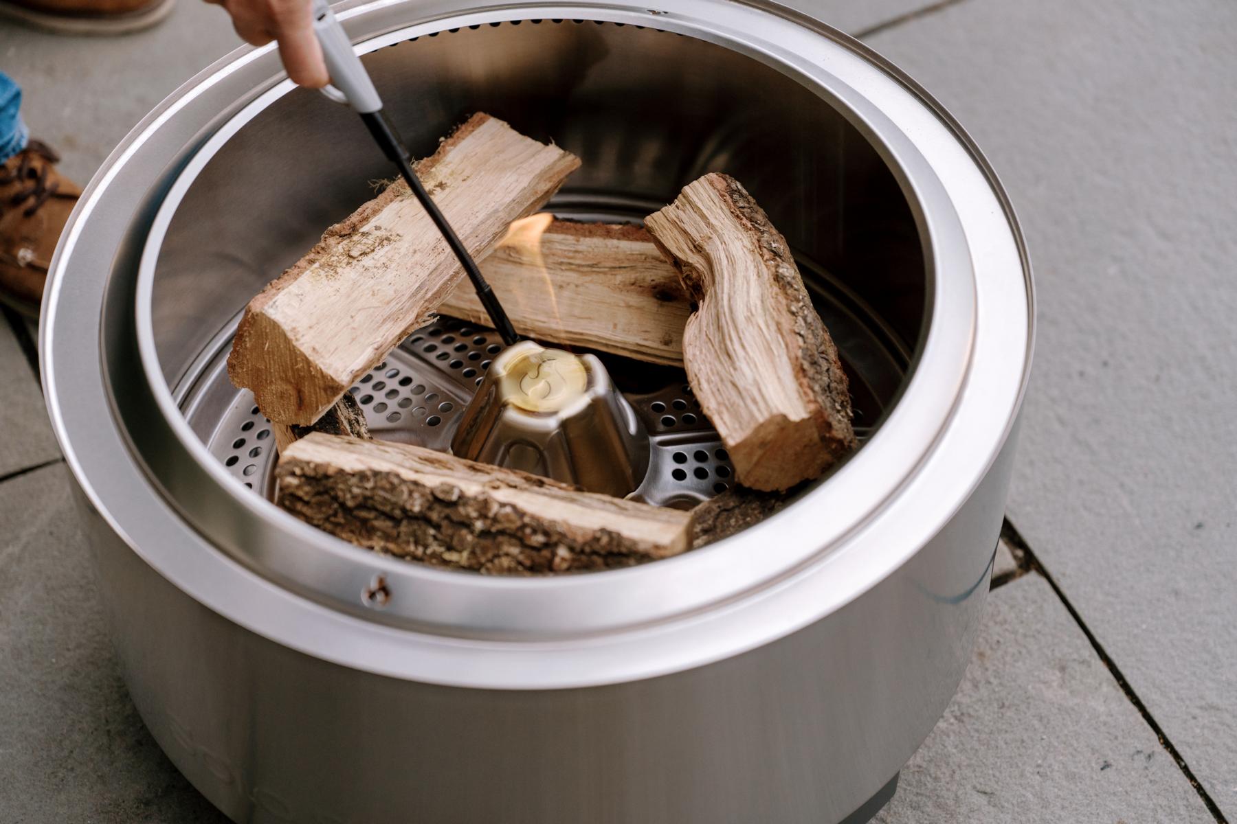 Solo Stove Summit 24" Feuerschale – Feuerstarter-Bundle