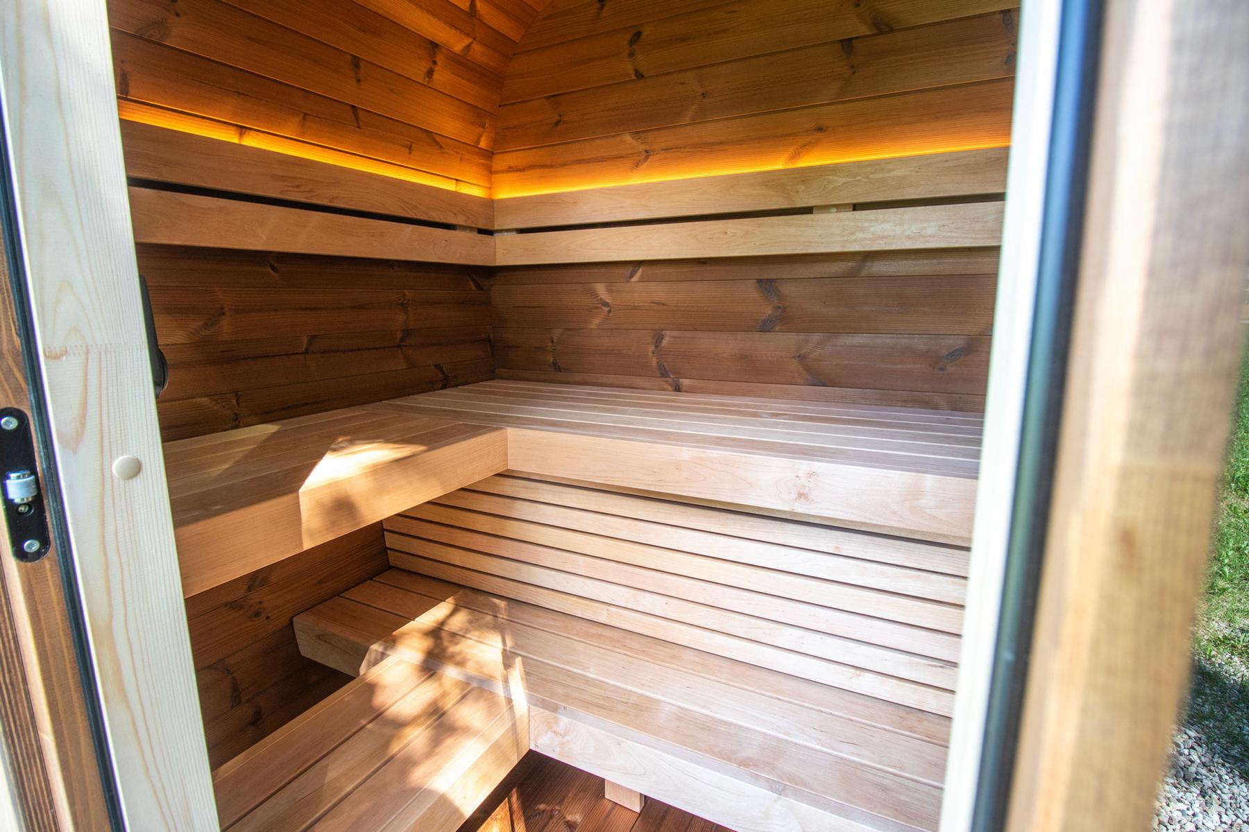 Thermoholz Gartensauna - Dice Blanco