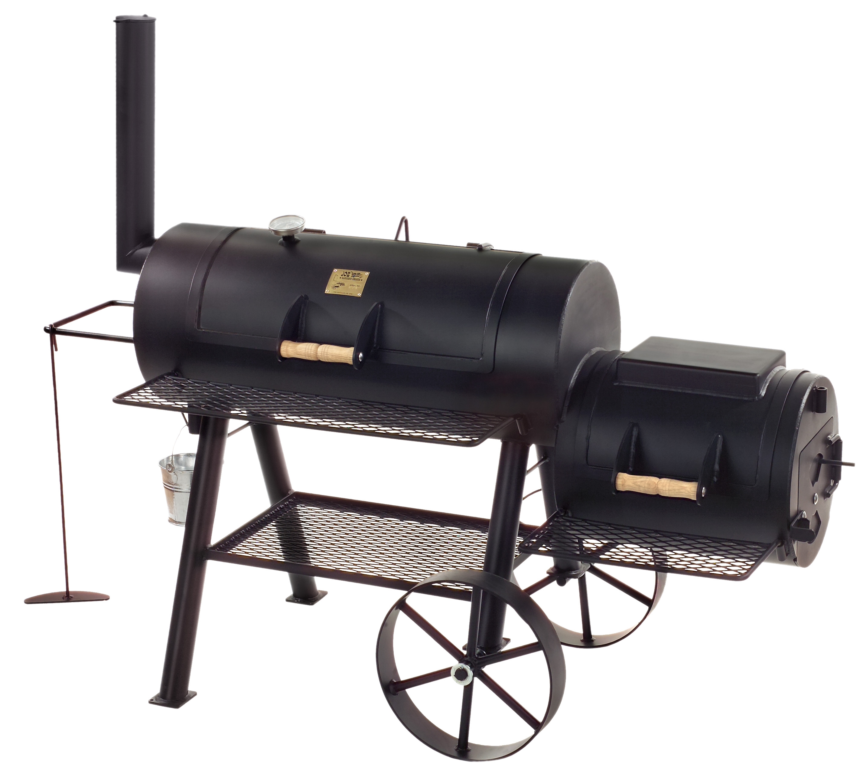 JOE's BBQ Smoker 16" Texas Classic lange Version, mit Kochplatte