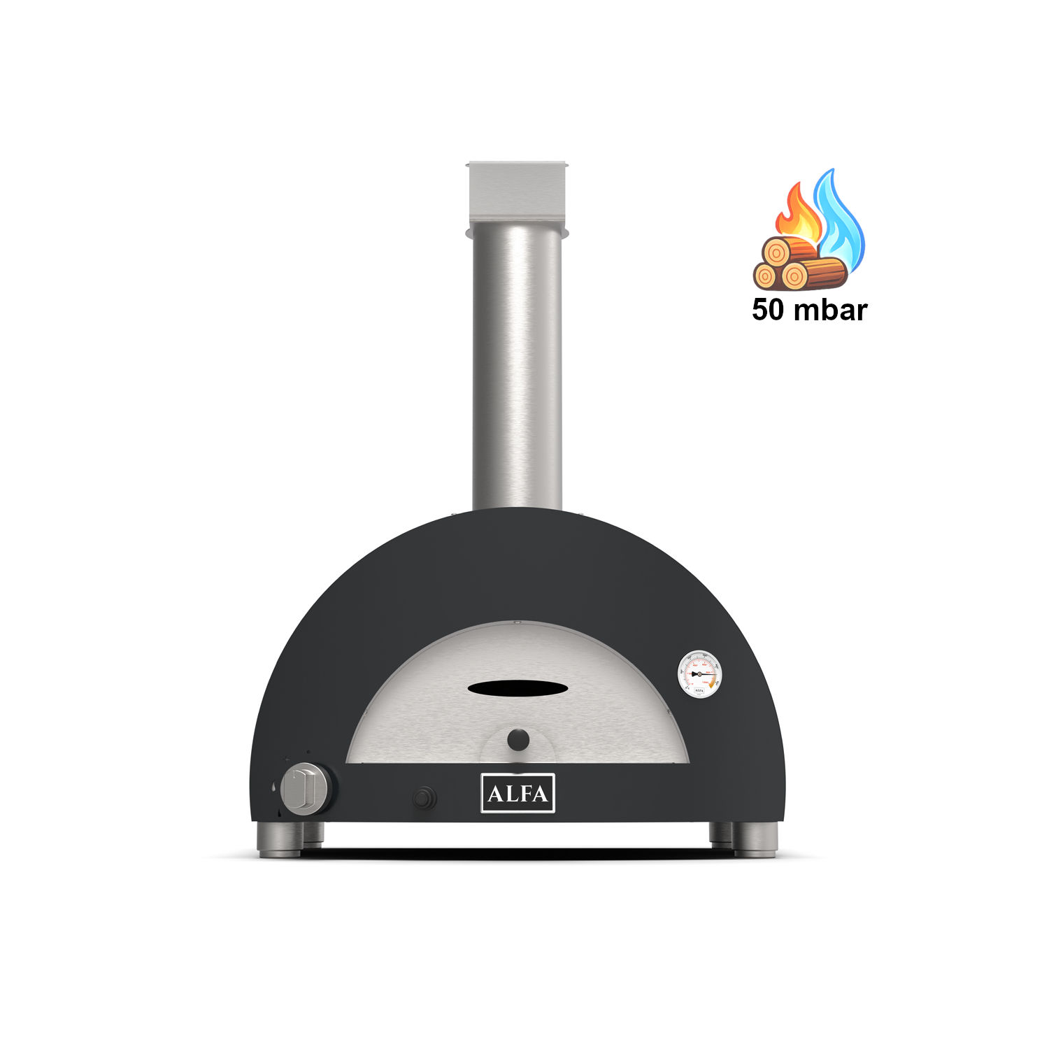 ALFA Hybrid - Pizzaofen MODERNO - 1 Pizza