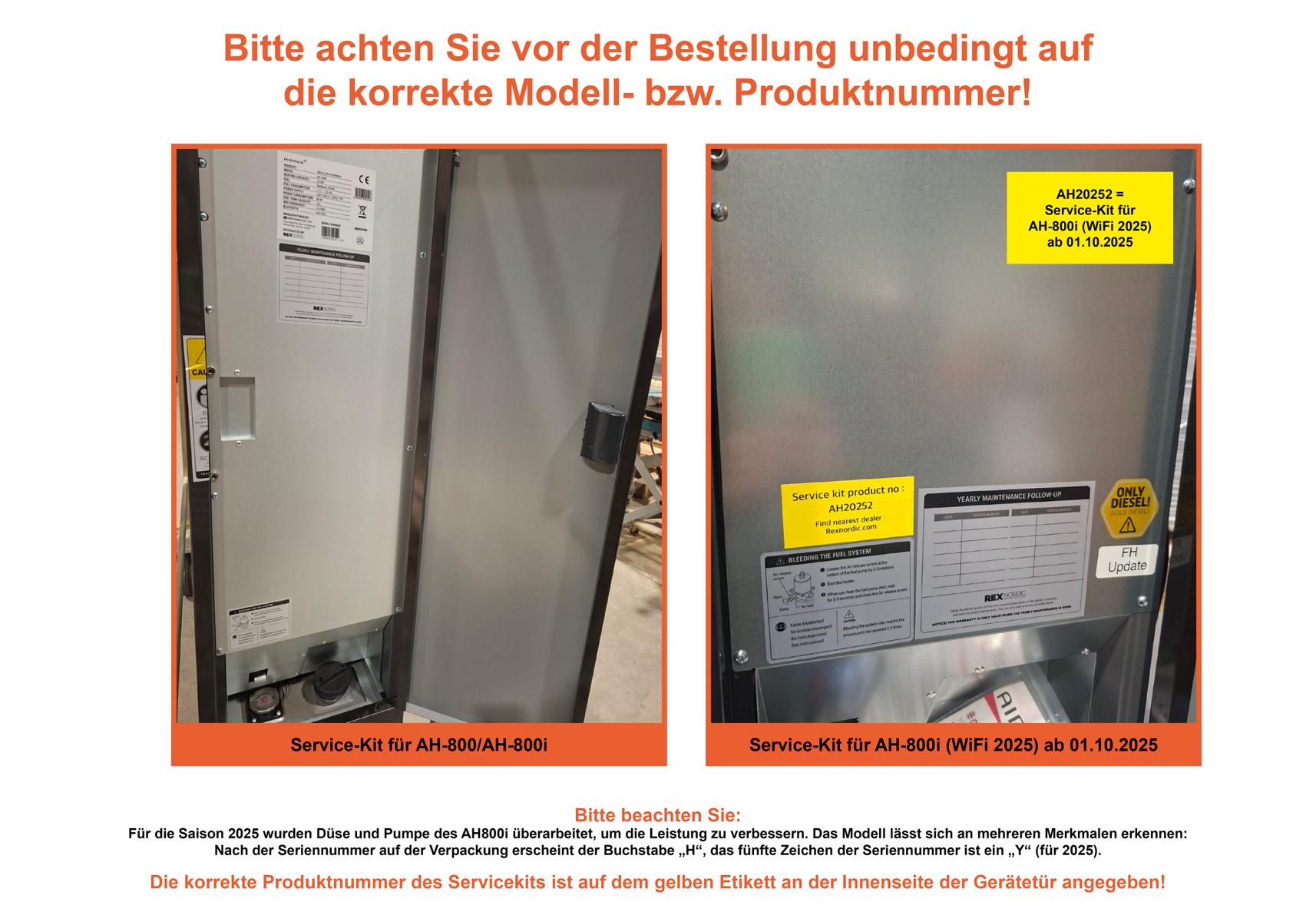 AIRREX Service-Kit für AH-800i & AH-800