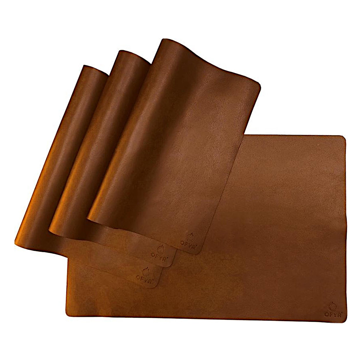 OFYR Placemat Platzdeckchen 4er Set - braun