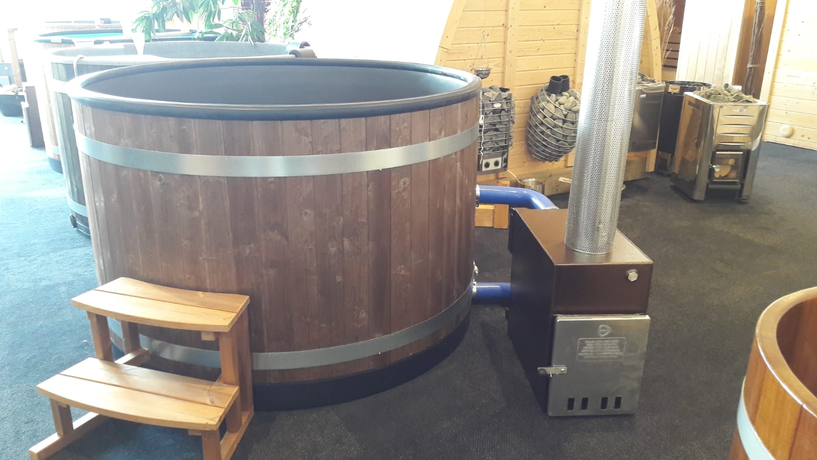 Set Anschlußwinkel für Außenofen 90°