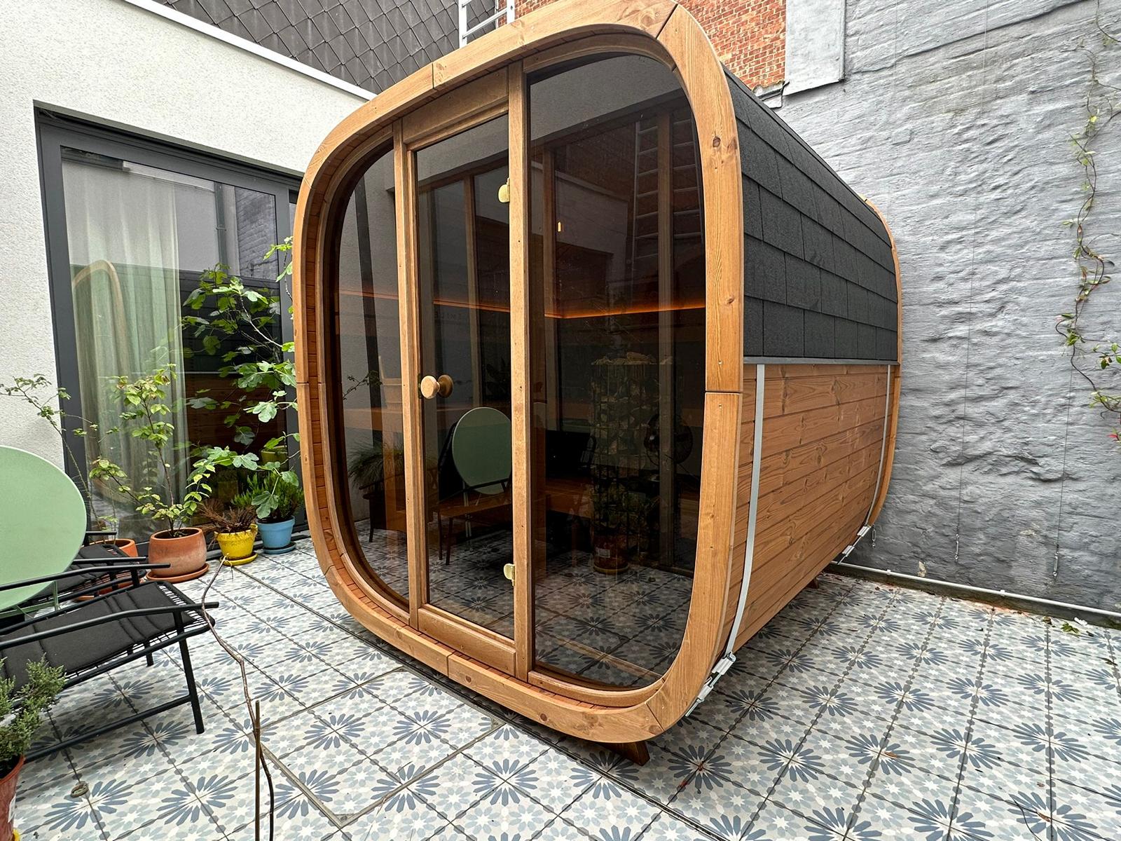 Thermoholz Gartensauna - Dice Blanco