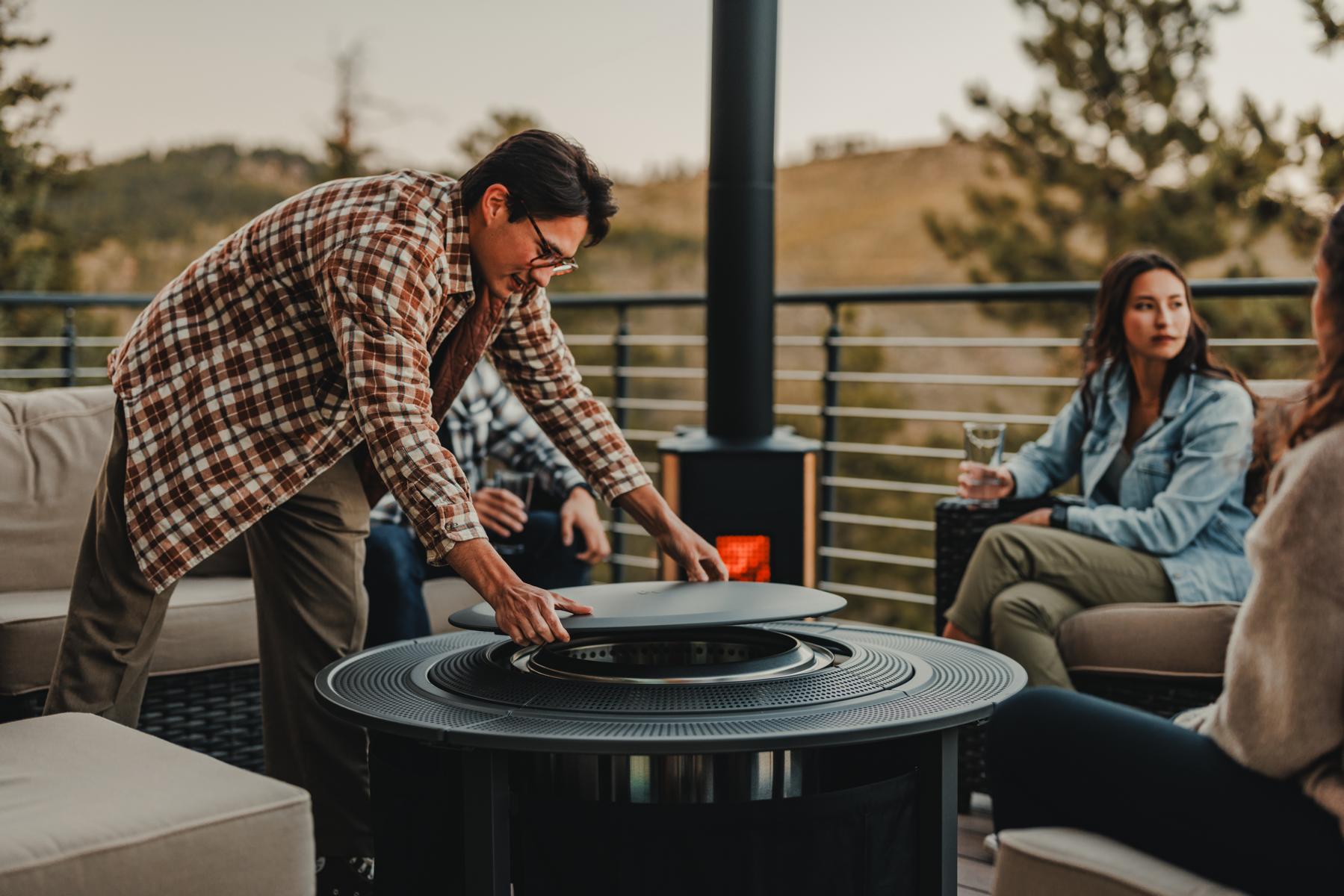 Solo Stove Deckel für Feuerschalentisch Surround für Yukon