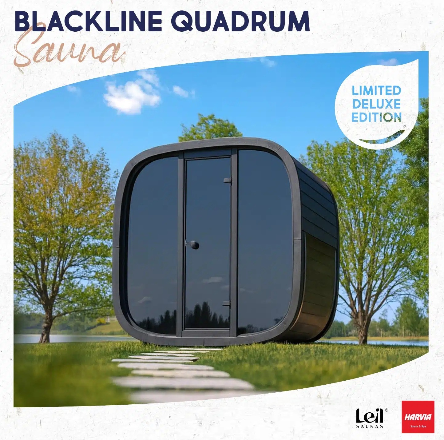 Sauna Leil Blackline Quadrum - Limited Edition