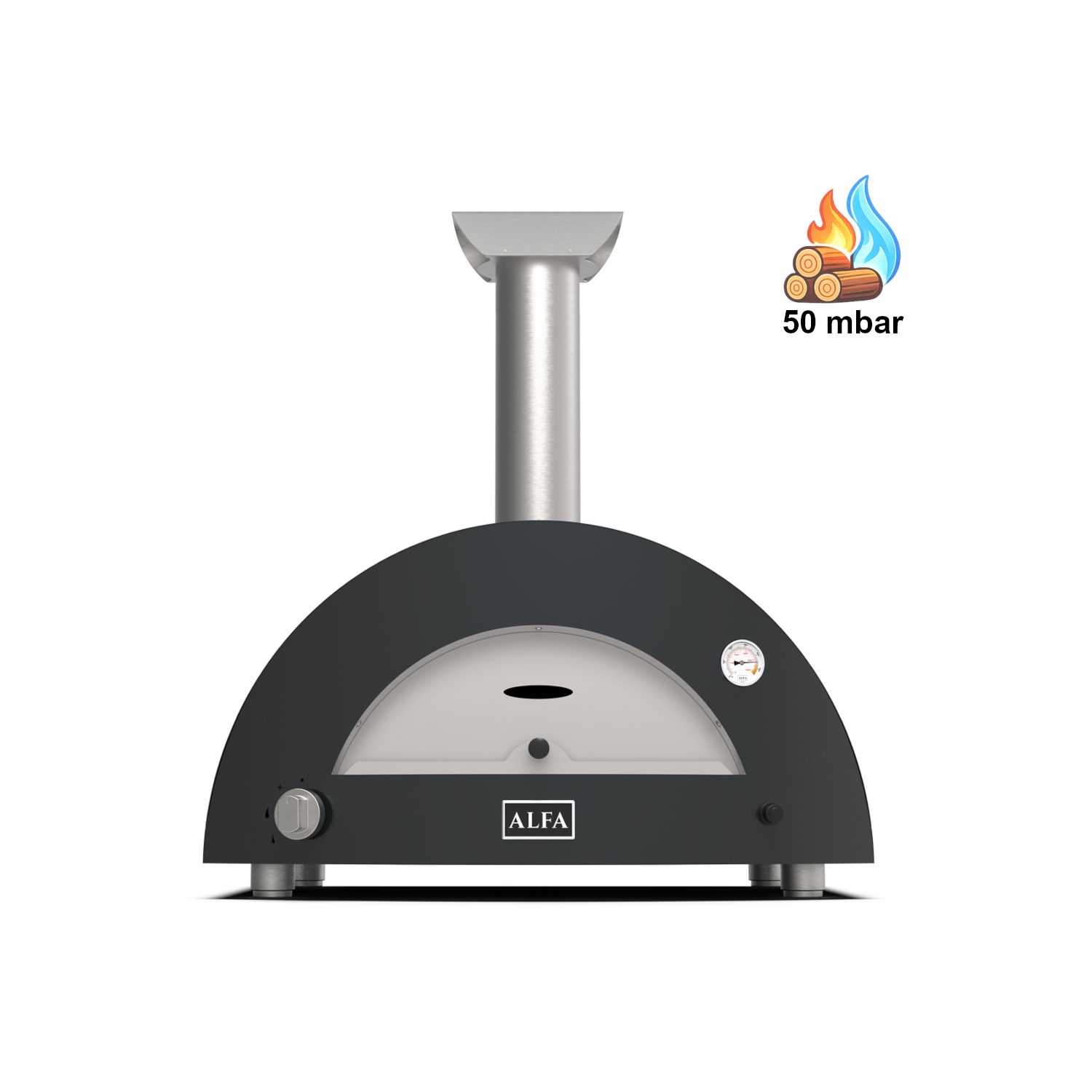 Alfa Hybrid - Pizzaofen MODERNO - 2 Pizze