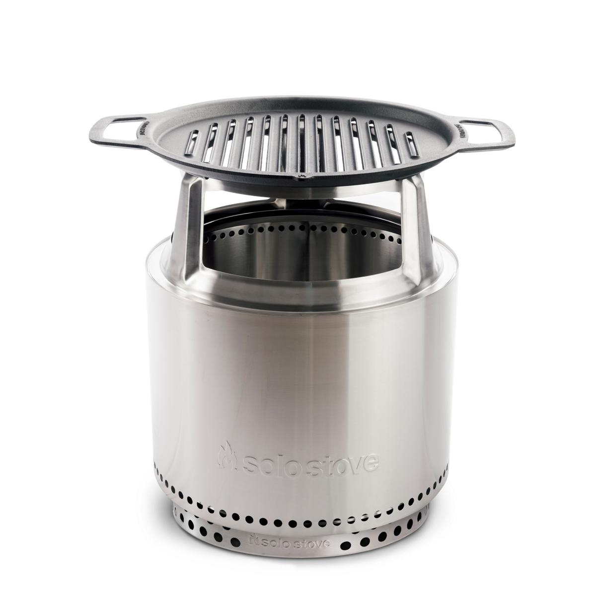 Solo Stove Gusseisen Grillrost mit Aufsatz für Bonfire