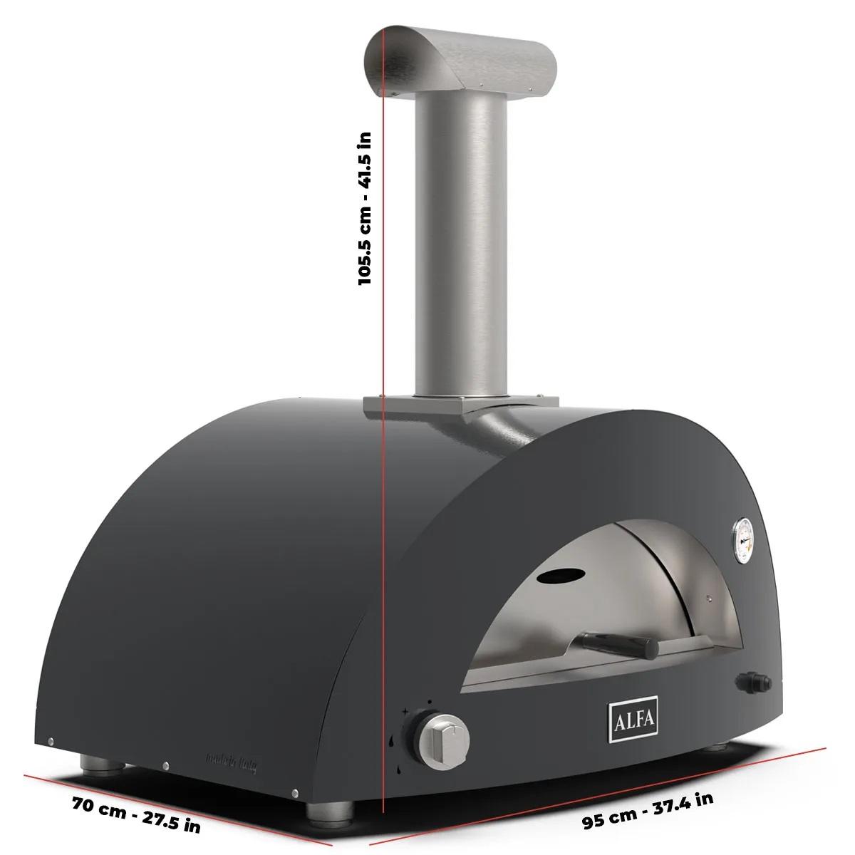 ALFA Hybrid - Pizzaofen MODERNO - 2 Pizze