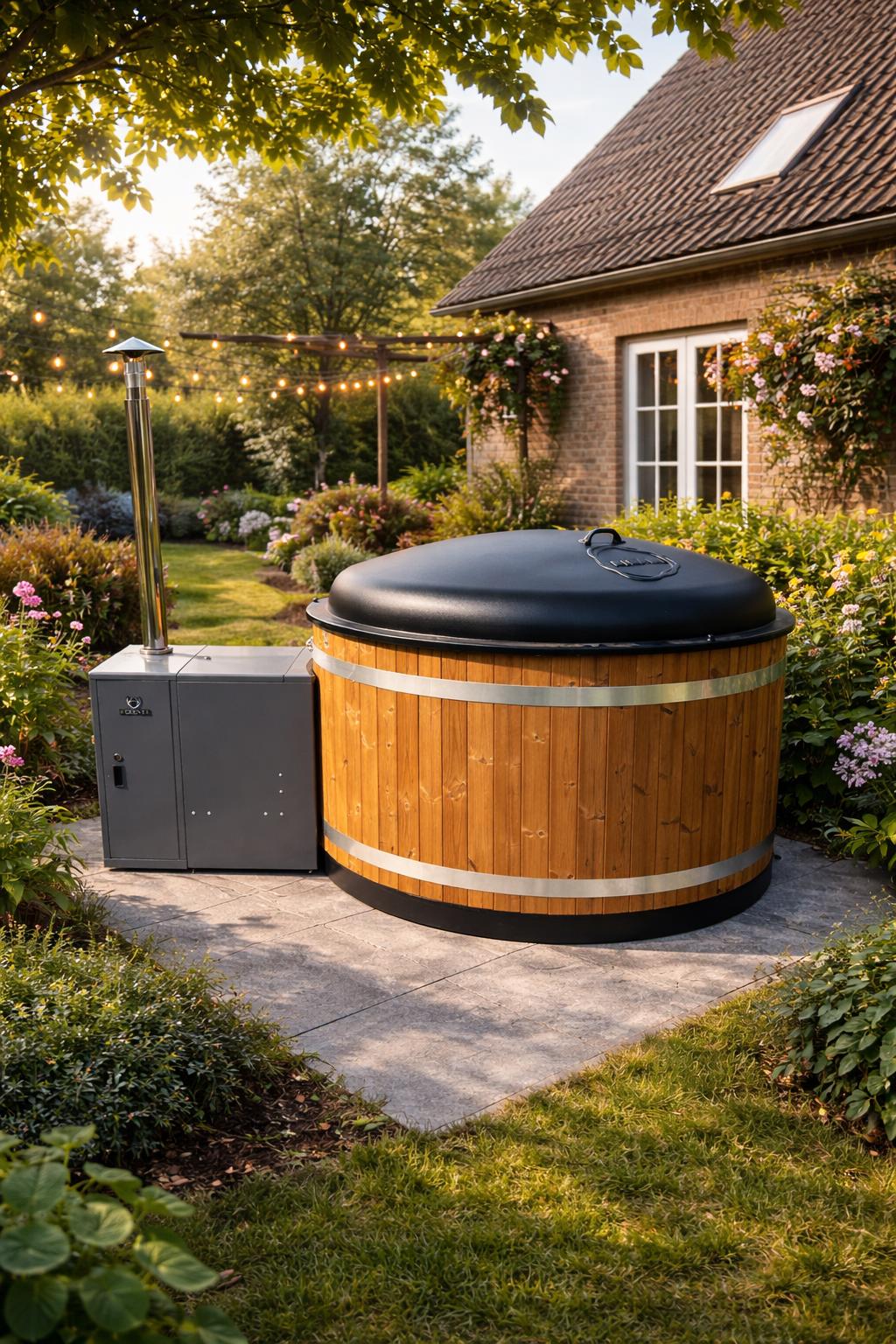 Badebottich Breezy M (Ø 170 cm) mit Rexener Bioheater - Aktionspaket