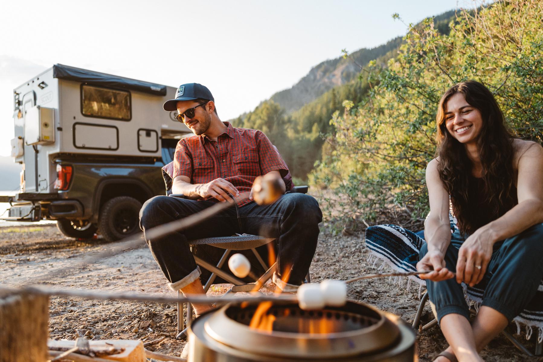 Solo Stove Fire Pit Ranger 2.0 mit Standfuß - Stainless Steel - Feuerschale - Feuerstelle