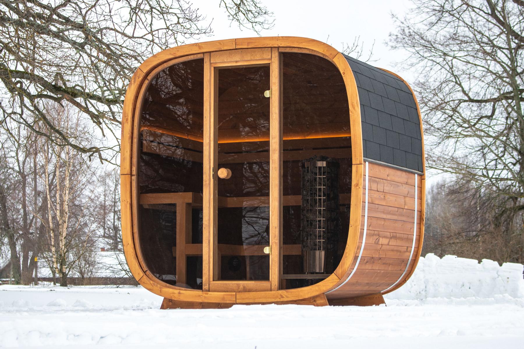 Thermoholz Gartensauna - Dice Blanco