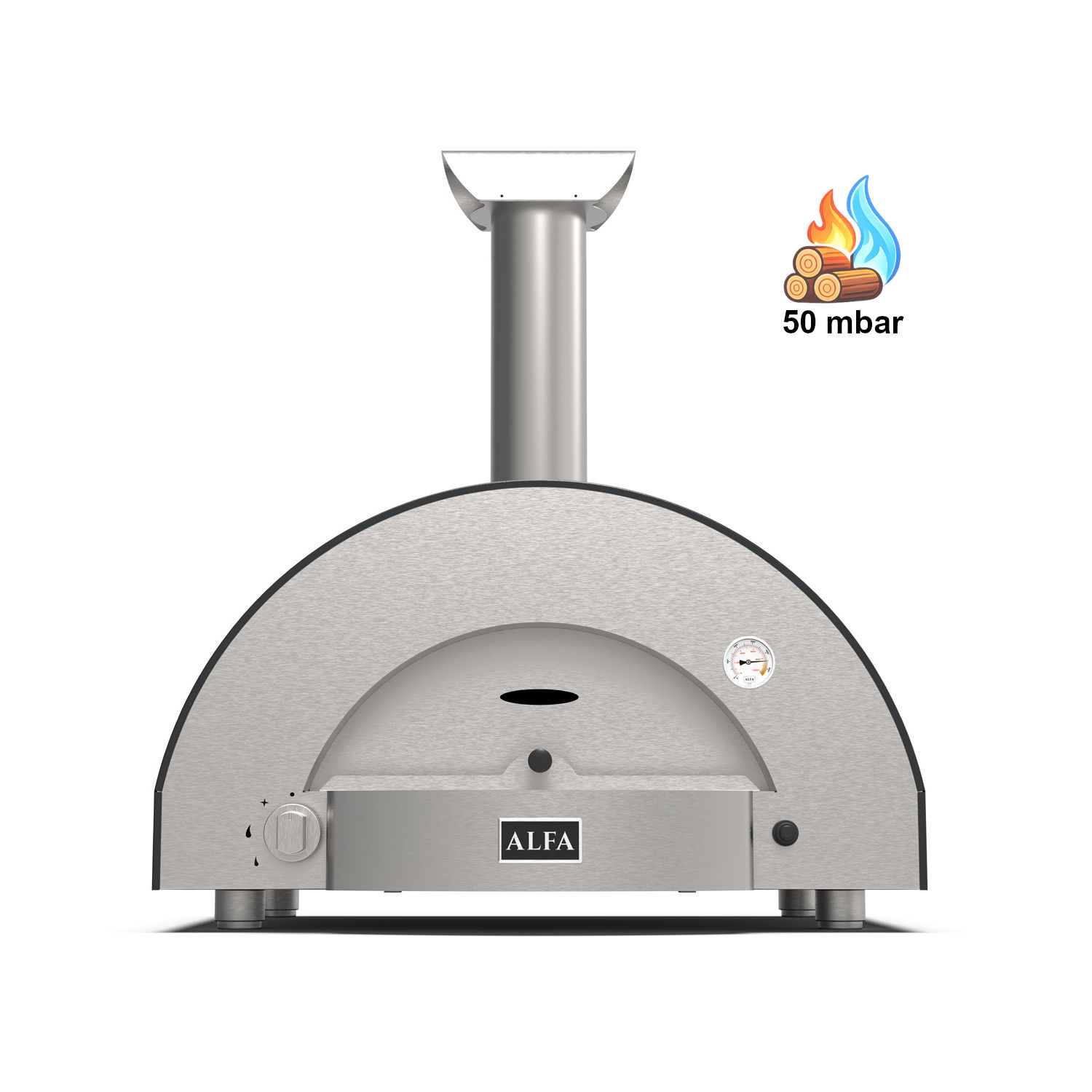 Alfa Hybrid - Pizzaofen CLASSICO - 2 Pizze