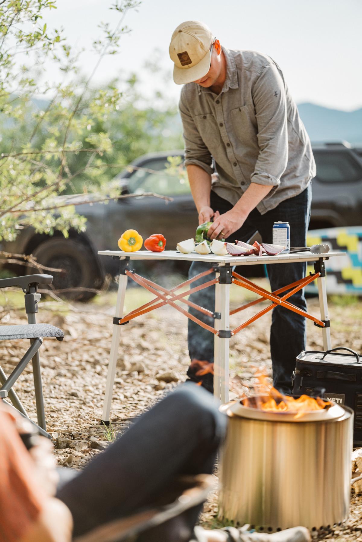 Solo Stove Fire Pit Ranger 2.0 mit Standfuß - Stainless Steel - Feuerschale - Feuerstelle