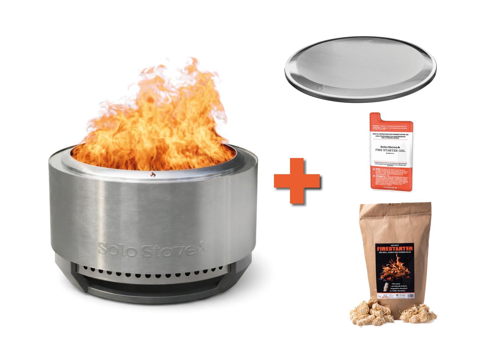 Solo Stove Summit 24" Feuertonne – Feuerstarter-Bundle PRO