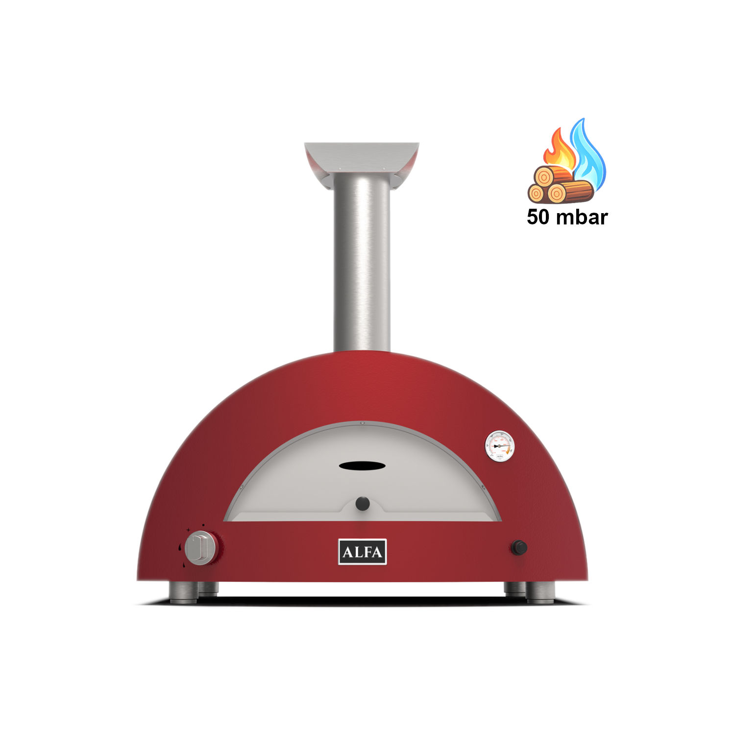 ALFA Hybrid - Pizzaofen MODERNO - 2 Pizze