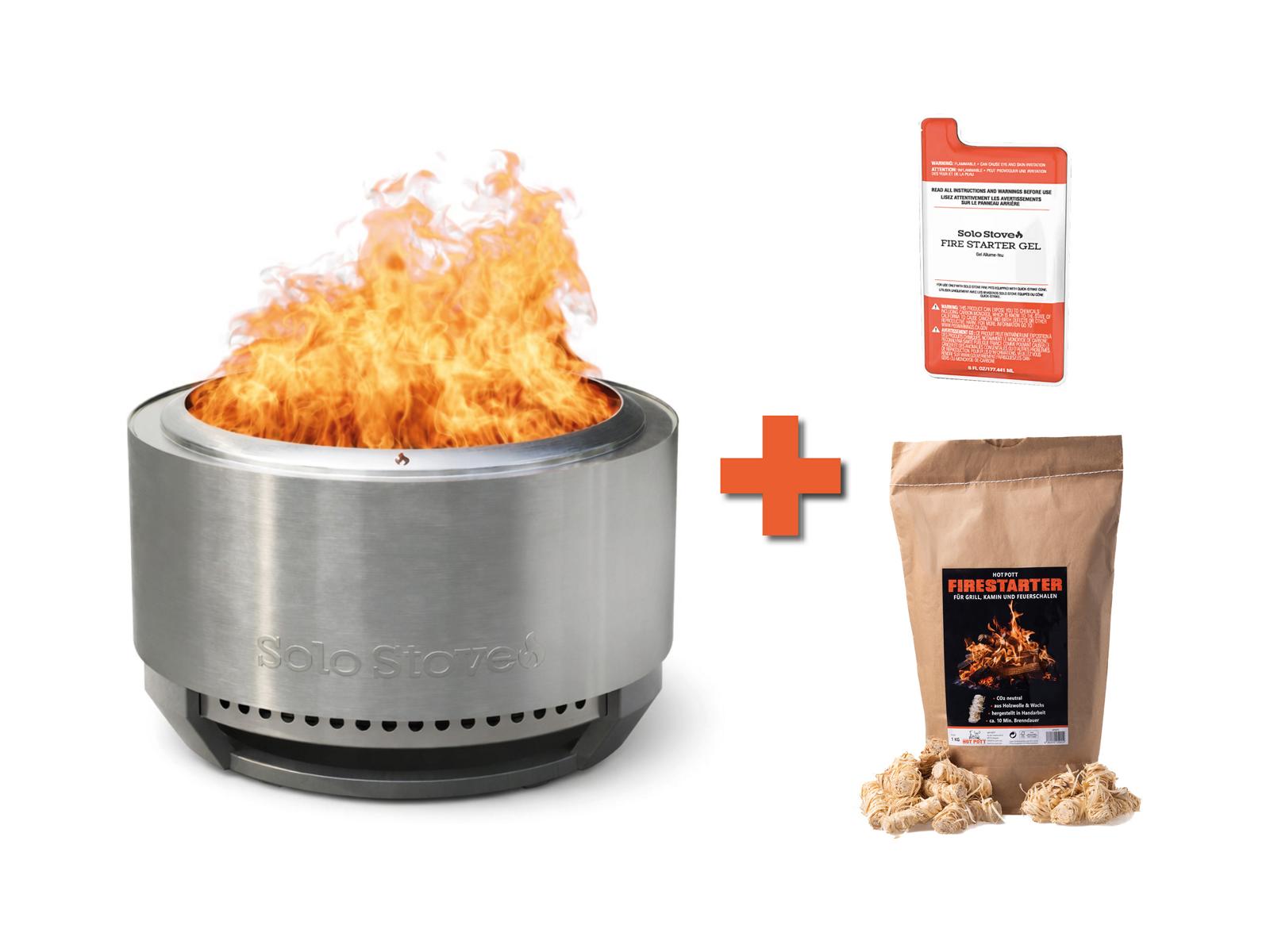 Solo Stove Summit 24" Feuerschale – Feuerstarter-Bundle