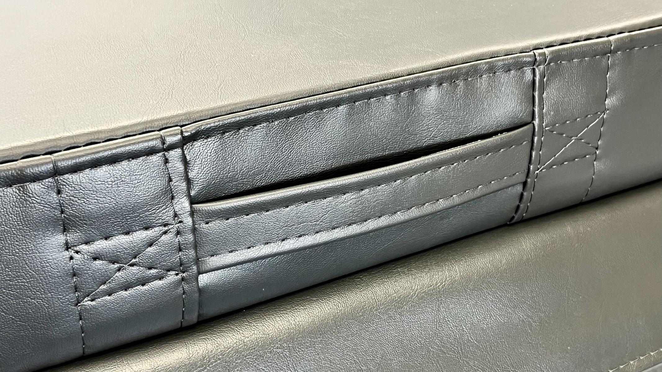 Isolierter Kunstlederdeckel (klappbar) für Rexener Aurora/Polar Badefass