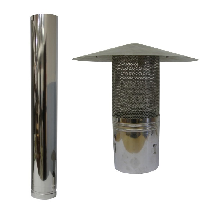 1m Schornstein & Funkenschutz