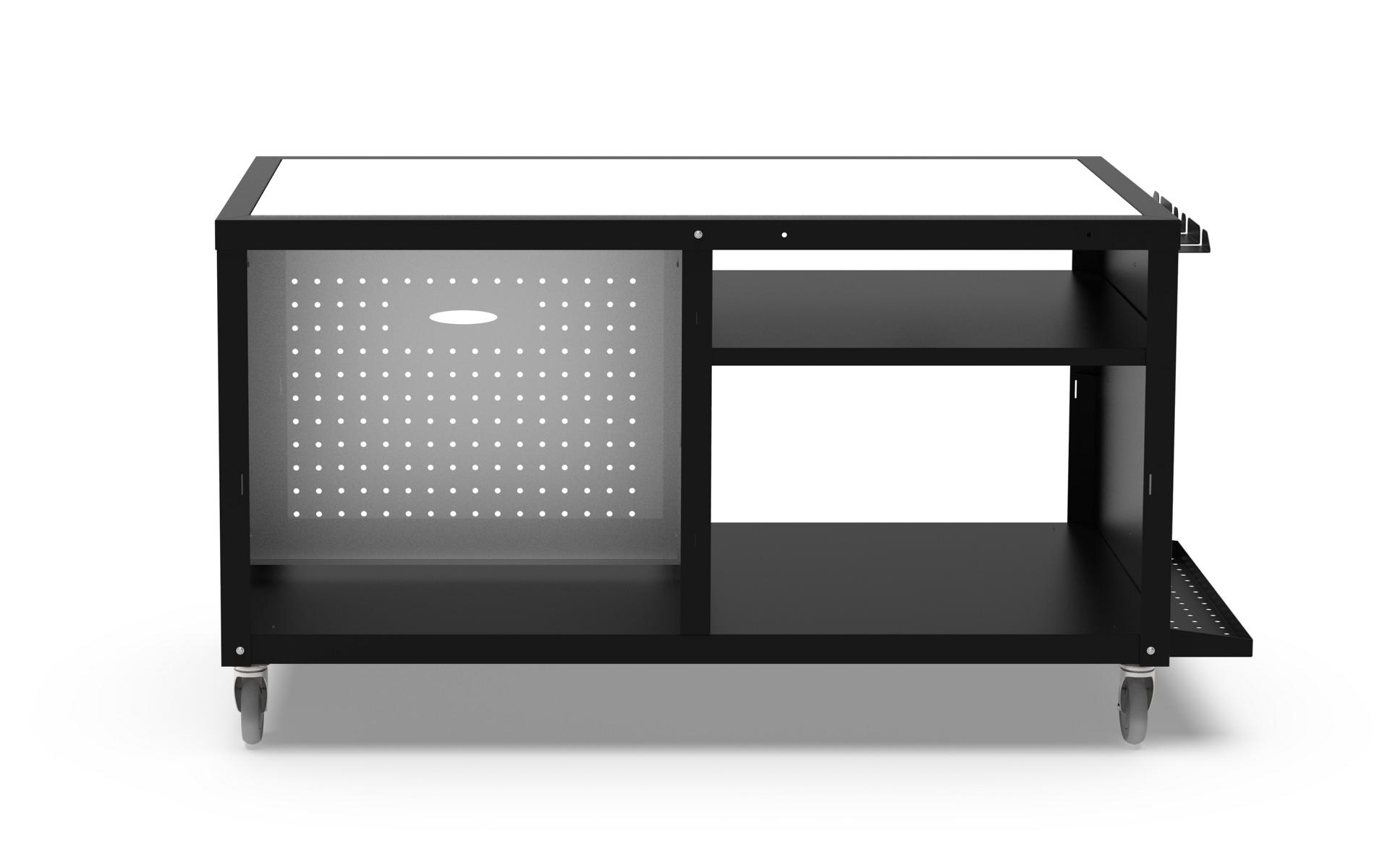 Alfa Cooking Station 160 mit Arbeitsplatte in Corian weiß