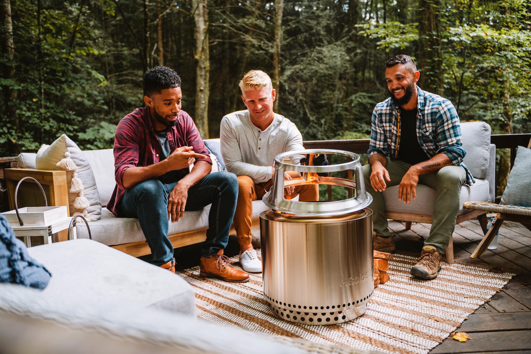 Solo Stove Gusseisen Grillrost mit Aufsatz für Bonfire