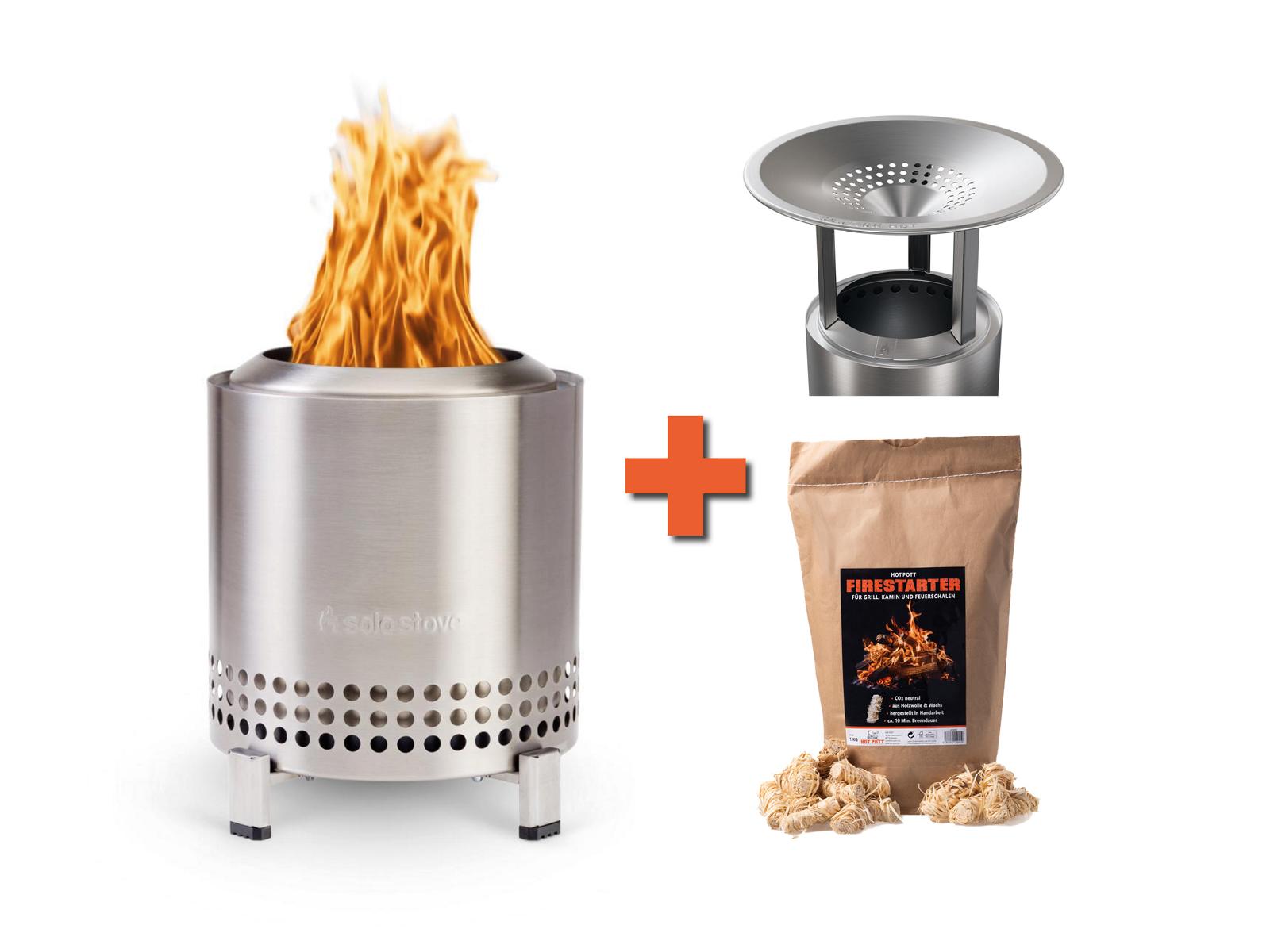 Solo Stove Mesa XL-Bundle in Stainless Steel