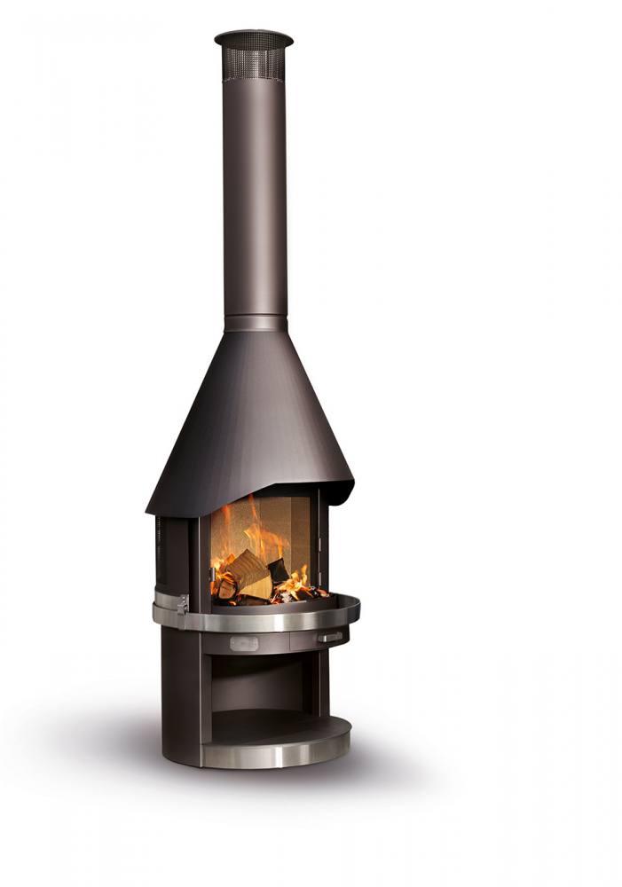 HERMAPRO Gartenkamin & Grill Vario 70