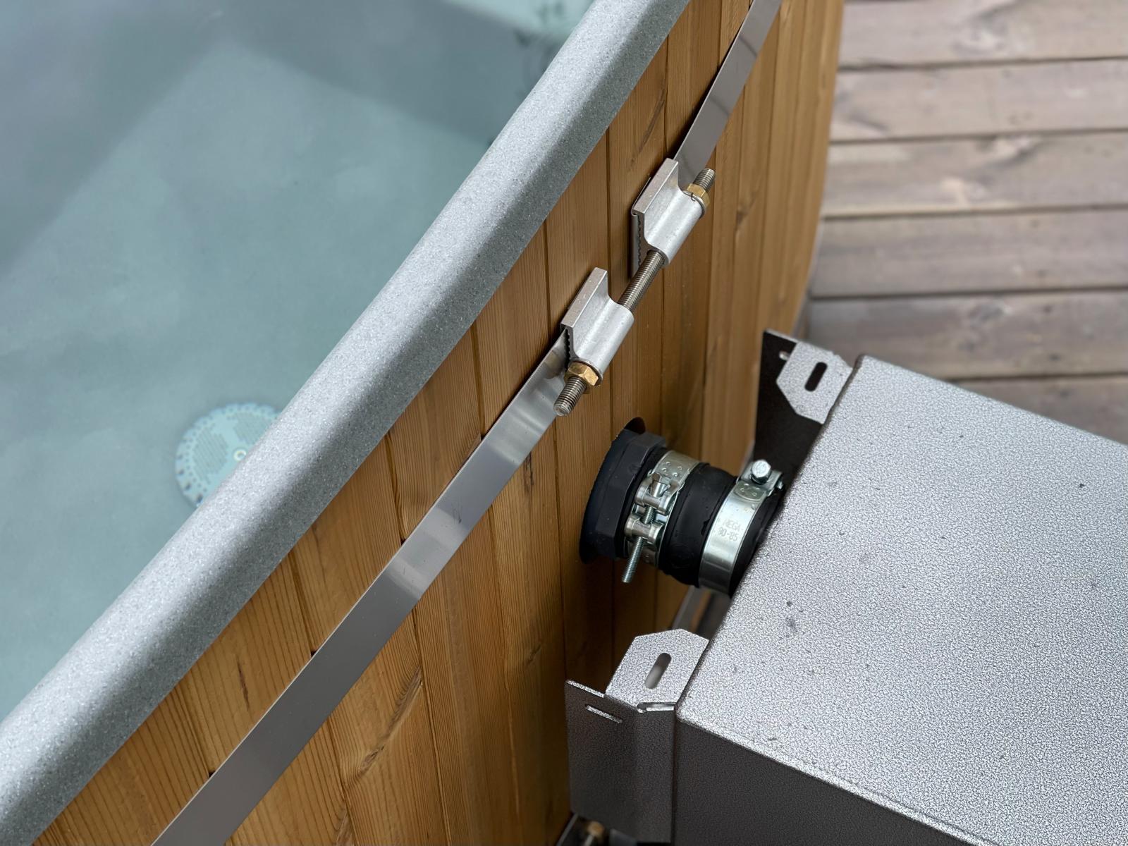 Kunststoff Badefass Tiny S Thermoholz - Aktionspaket