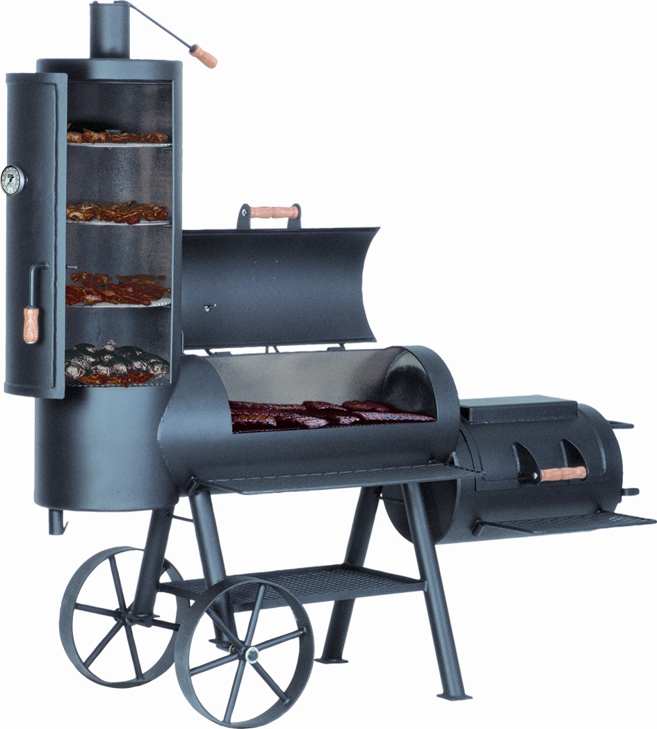 JOE's BBQ Smoker 20" Chuckwagon Catering mit Kochplatte