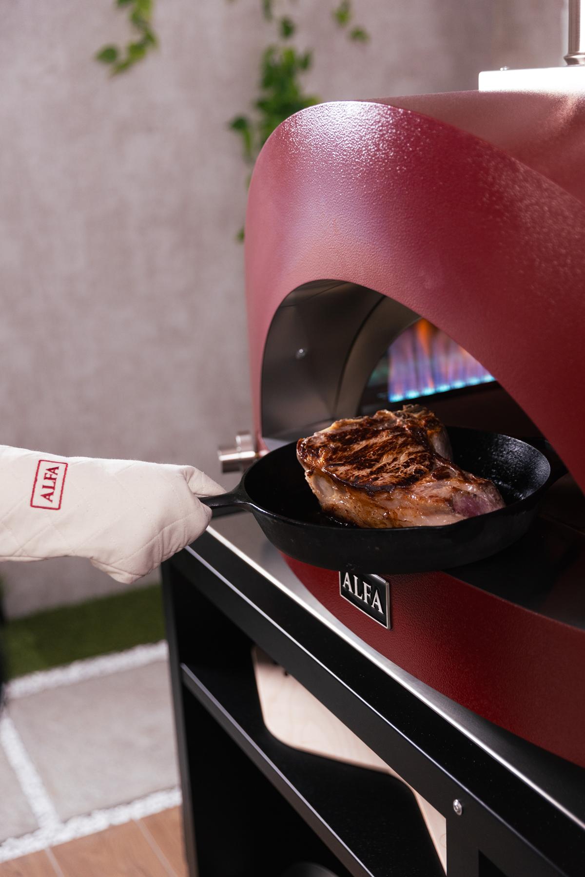 Alfa Cooking Station 160 mit Edelstahlplatte