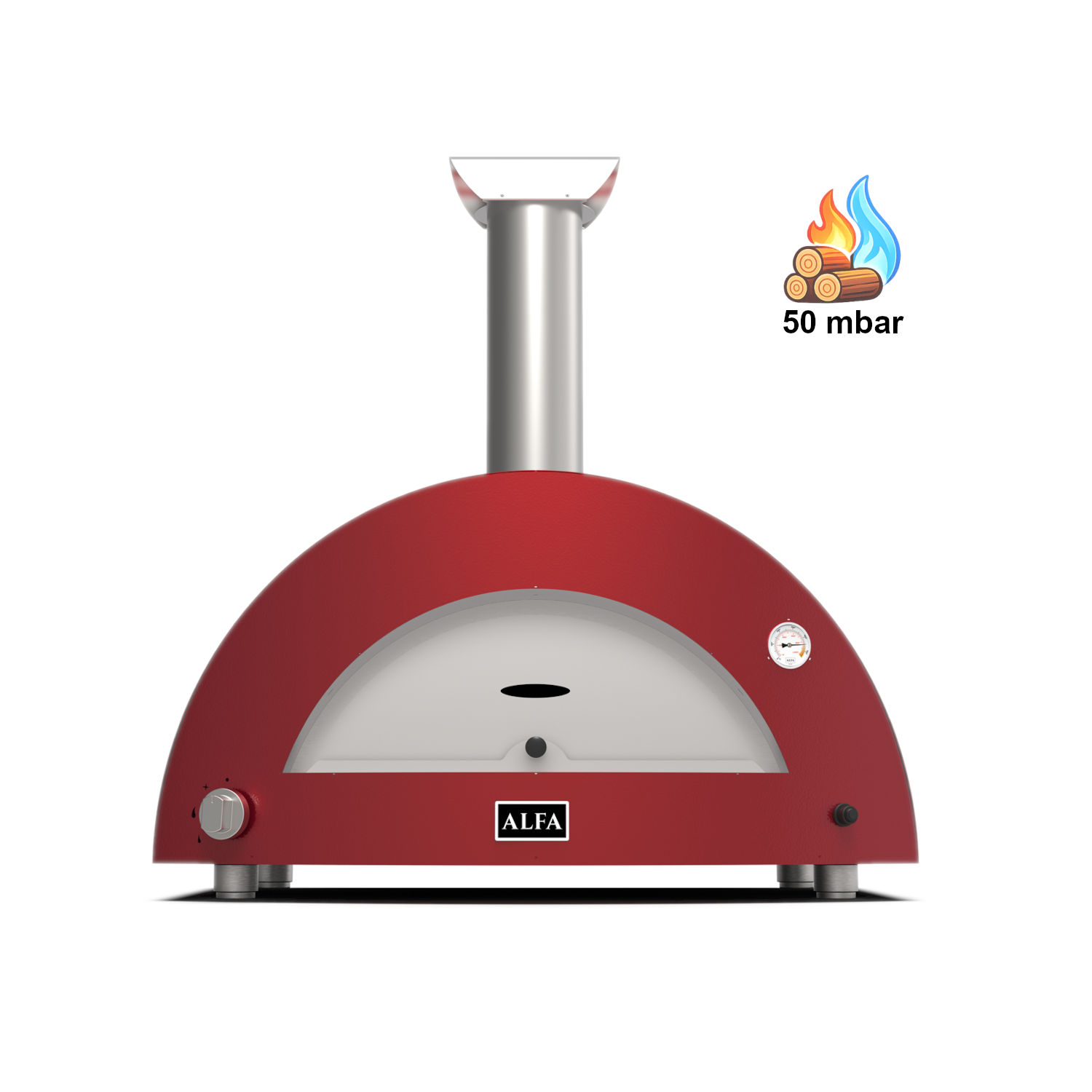 Alfa Hybrid - Pizzaofen MODERNO - 3 Pizze