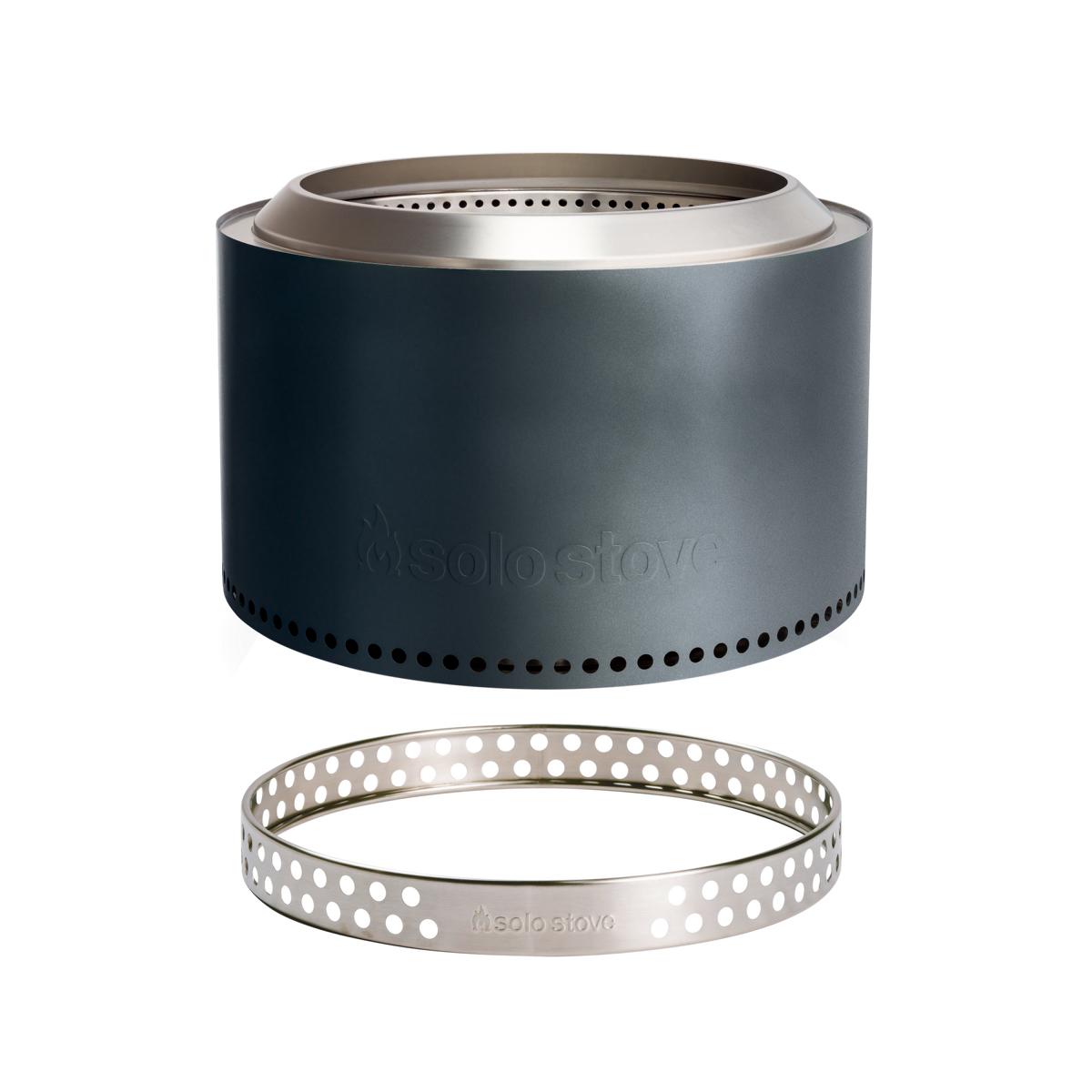 Solo Stove Fire Pit Yukon 2.0 mit Standfuß - Gunmetal Metallic - Feuerschale - Feuerstelle - Feuertonne