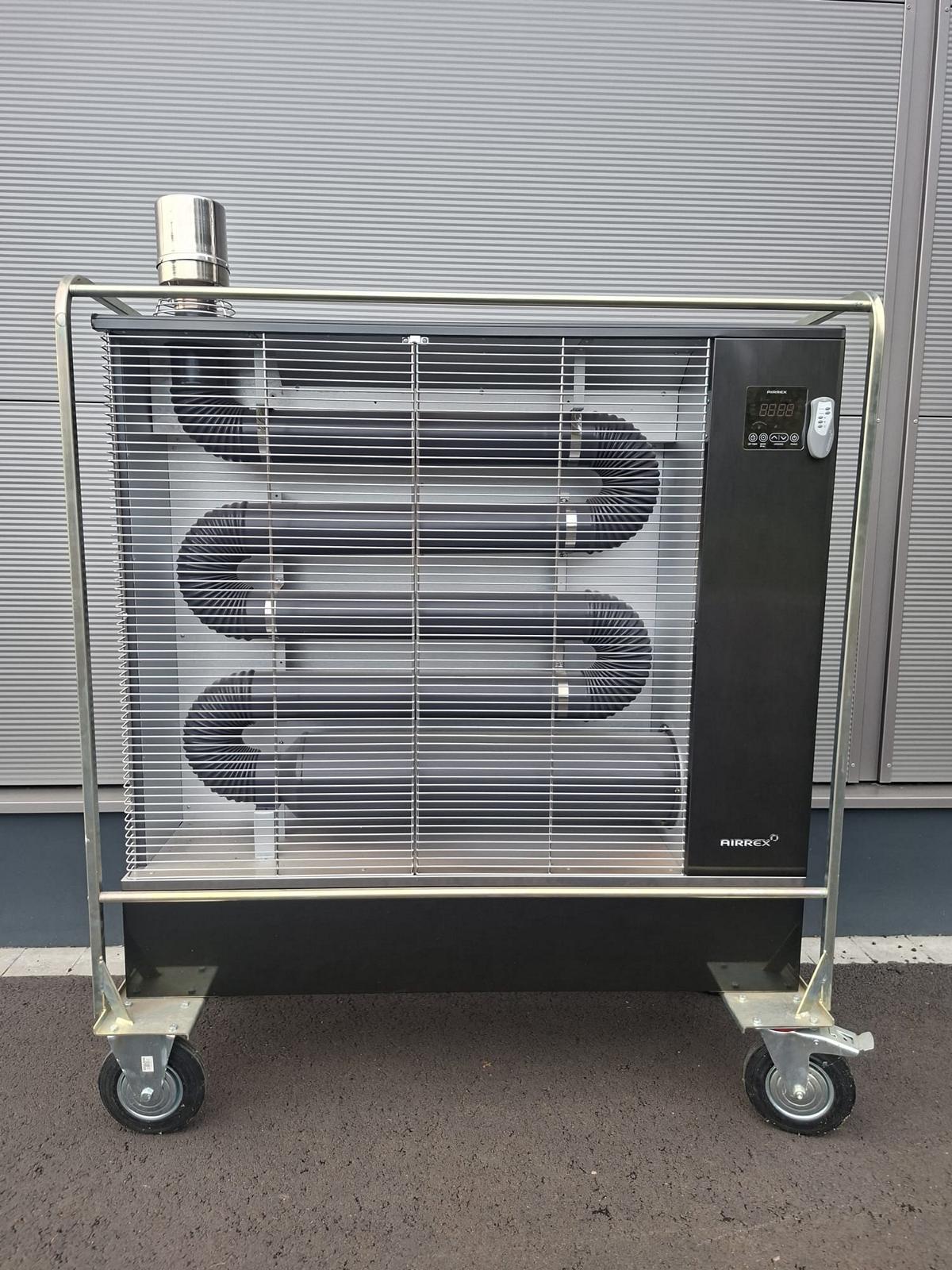 Vorführgerät AIRREX Heizgerät AH-800i - Infrarotstrahler mit Schutzrahmen & Schalldämpfer