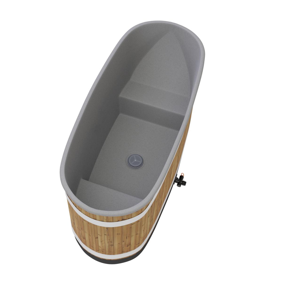 Kunststoff Badefass Tiny S mit Rexener Bioheater - Aktionspaket