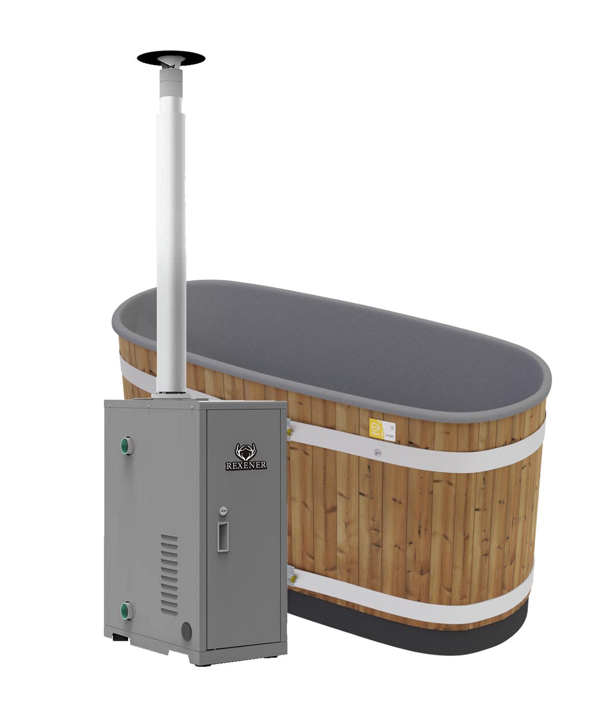 Kunststoff Badefass Tiny S mit Rexener Bioheater