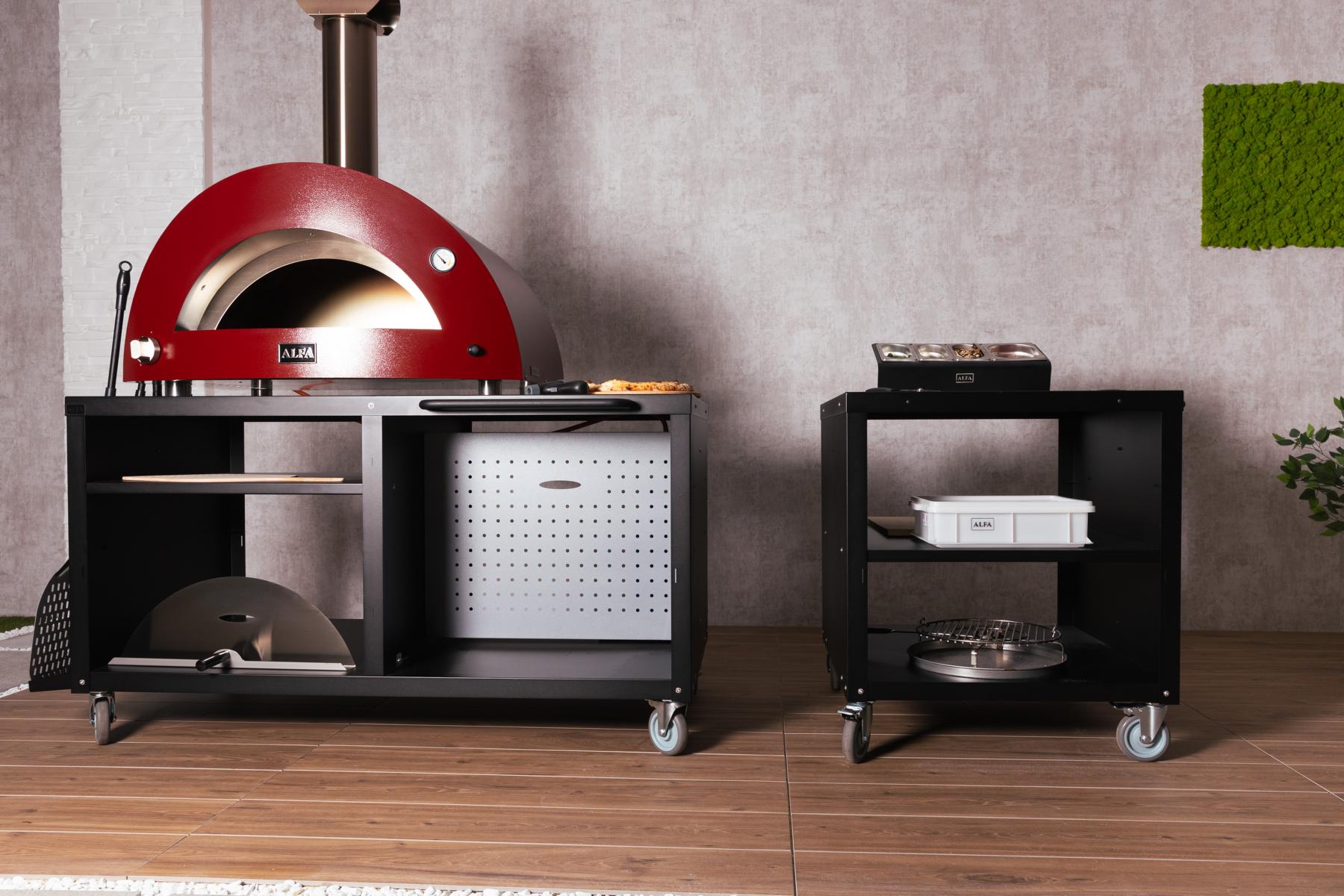 Alfa Cooking Station 160 mit Edelstahlplatte
