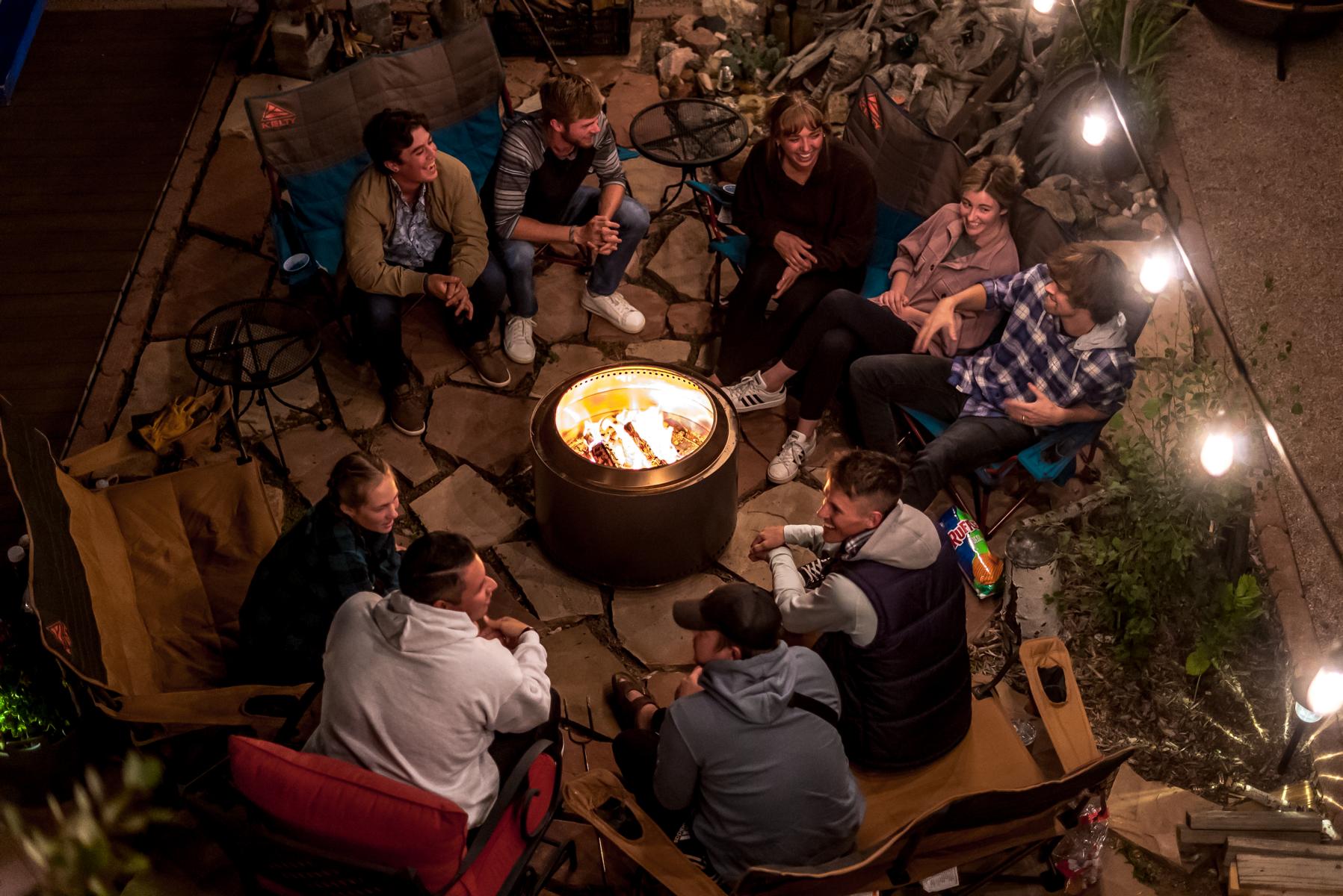 Solo Stove Fire Pit Yukon 2.0 mit Standfuß - Ash - Feuerschale - Feuerstelle - Feuertonne