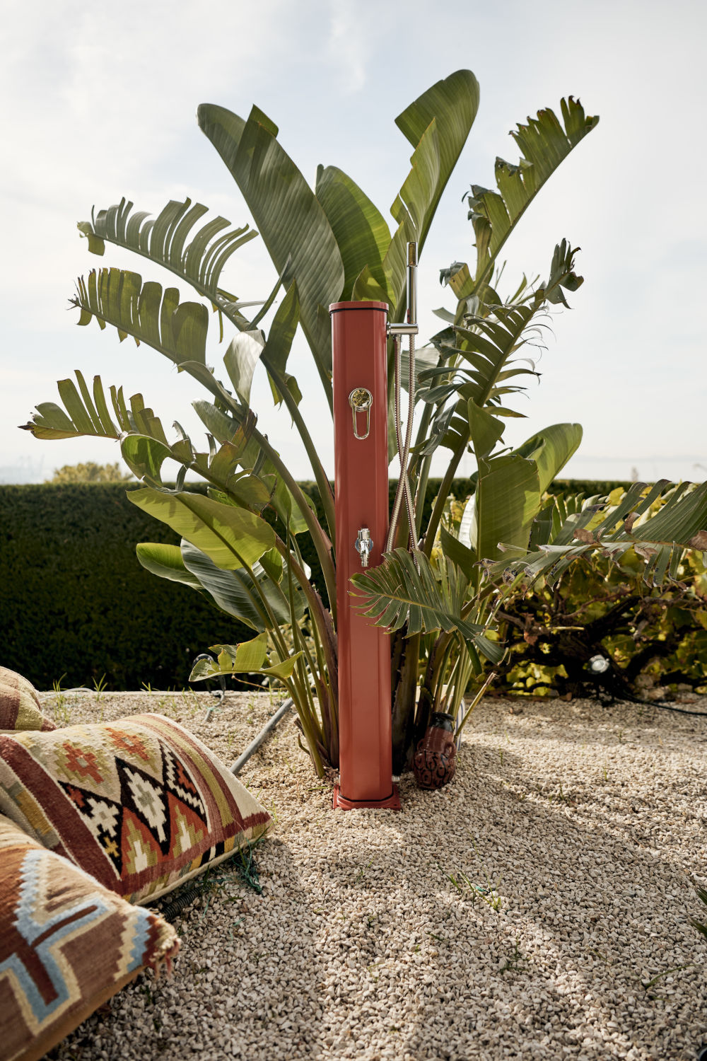 Solardusche Jolly Go Aluminium - Terracotta