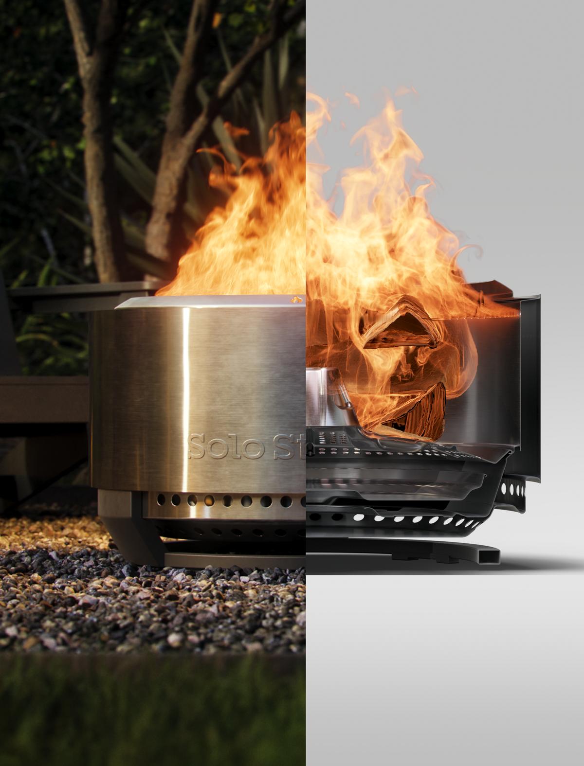 Solo Stove Summit 24" Feuerschale – Feuerstarter-Bundle