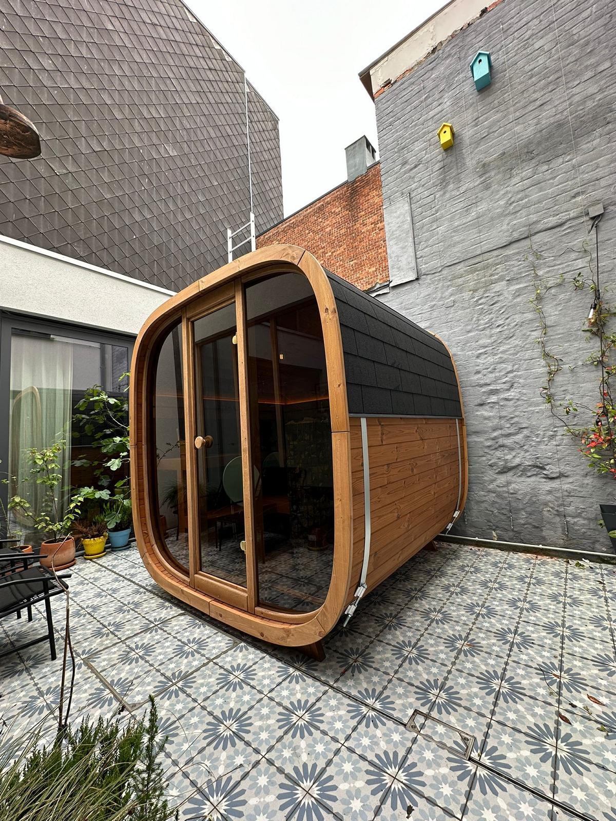 Thermoholz Gartensauna - Dice Blanco