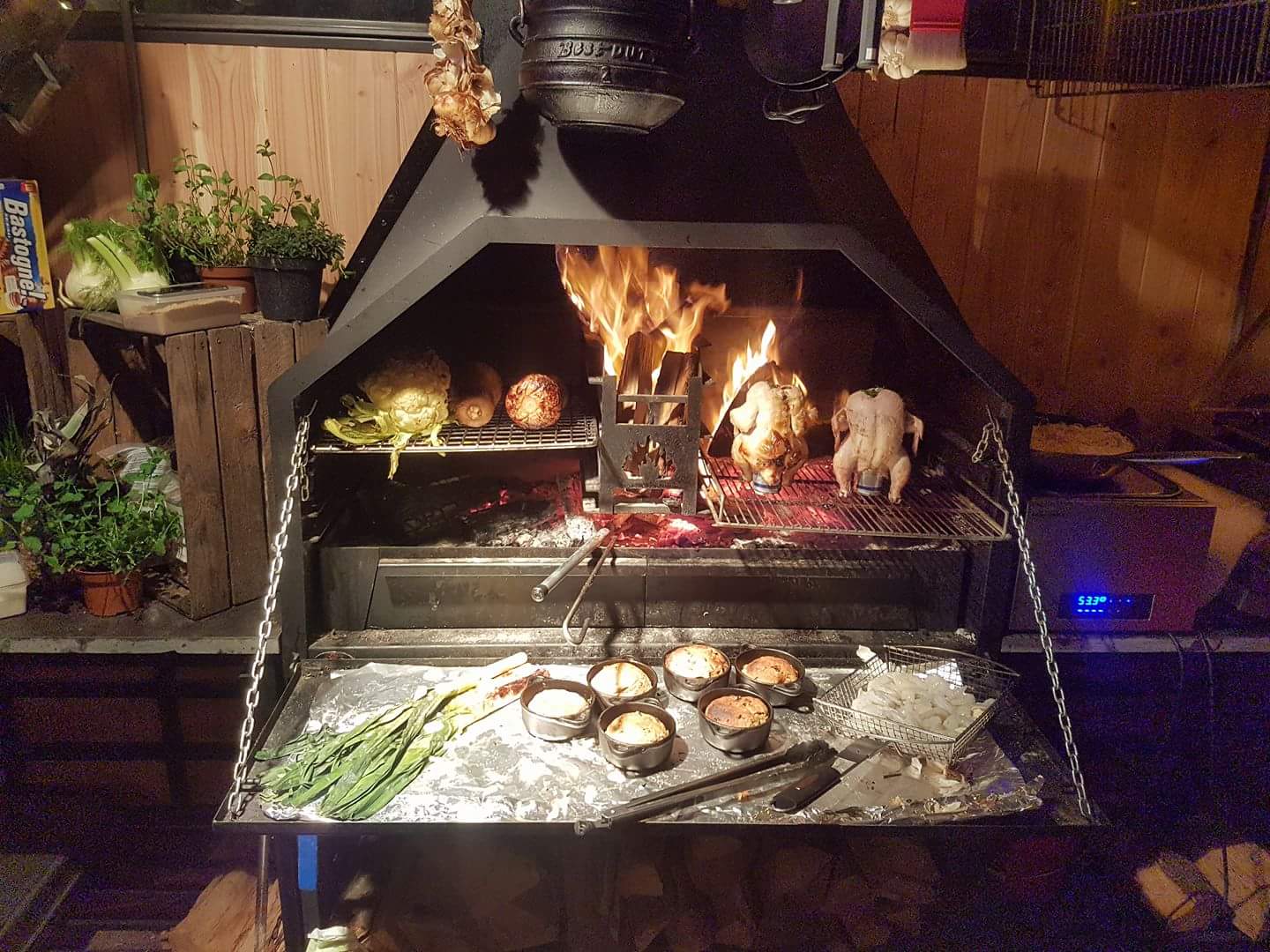Braai Freistehender Grillkamin - Modell 1200