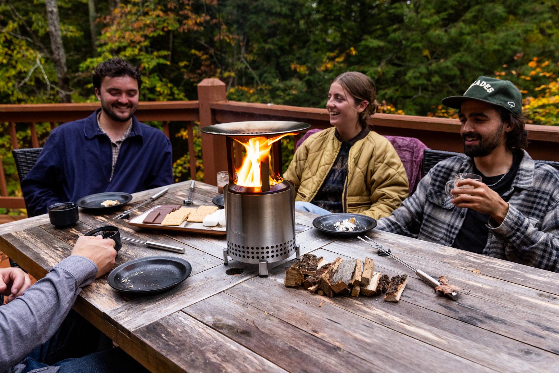 Solo Stove Mesa XL-Bundle in Stainless Steel