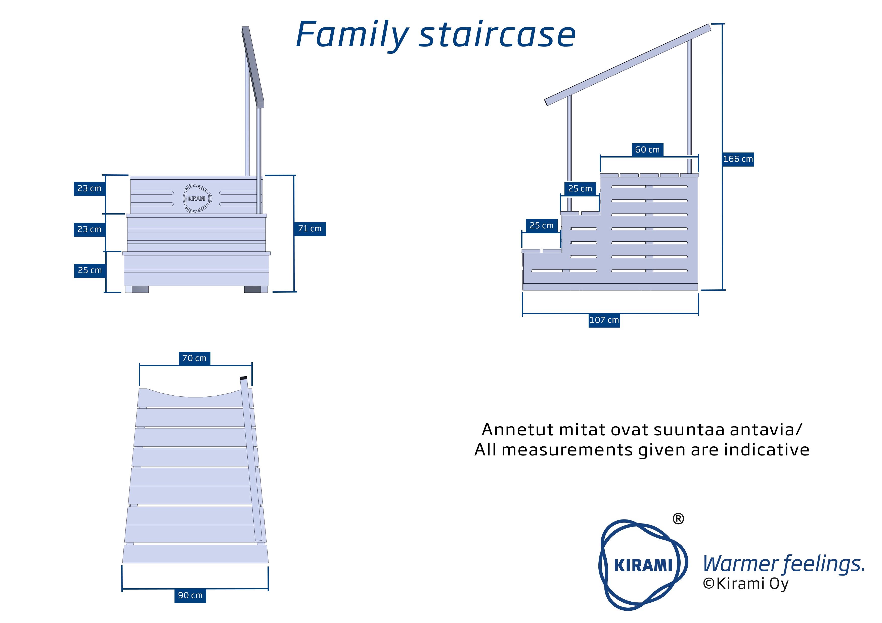 Family Step Thermoholz