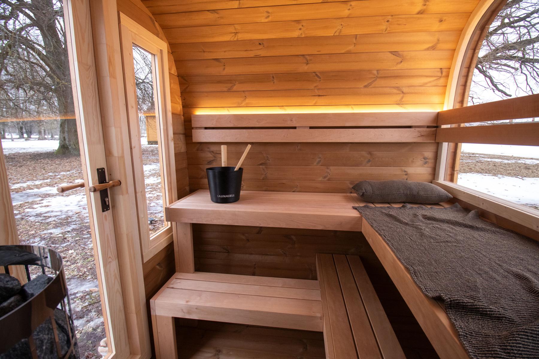 Thermoholz Gartensauna - Dice Blanco