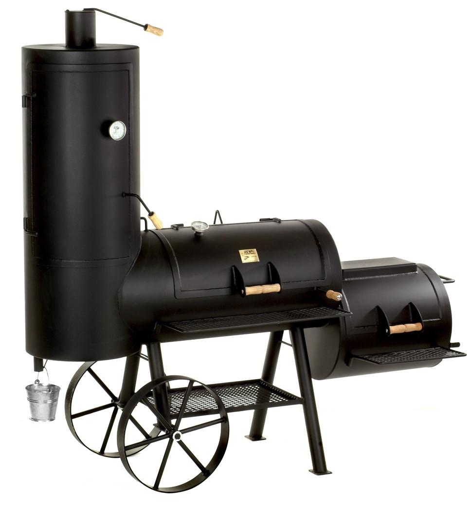 JOE's BBQ Smoker 20" Chuckwagon Catering mit Kochplatte