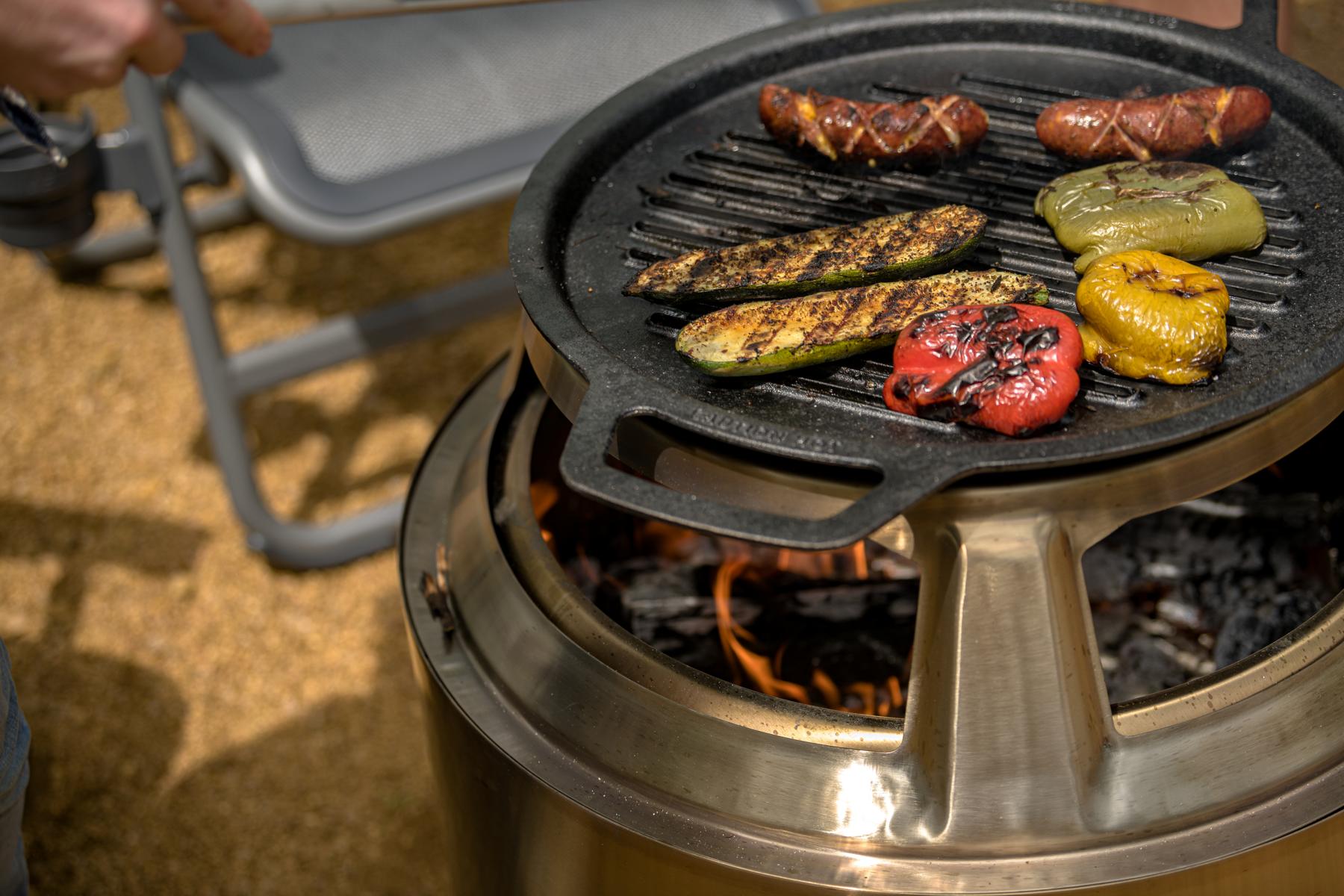 Solo Stove Gusseisen Grillrost mit Aufsatz für Yukon