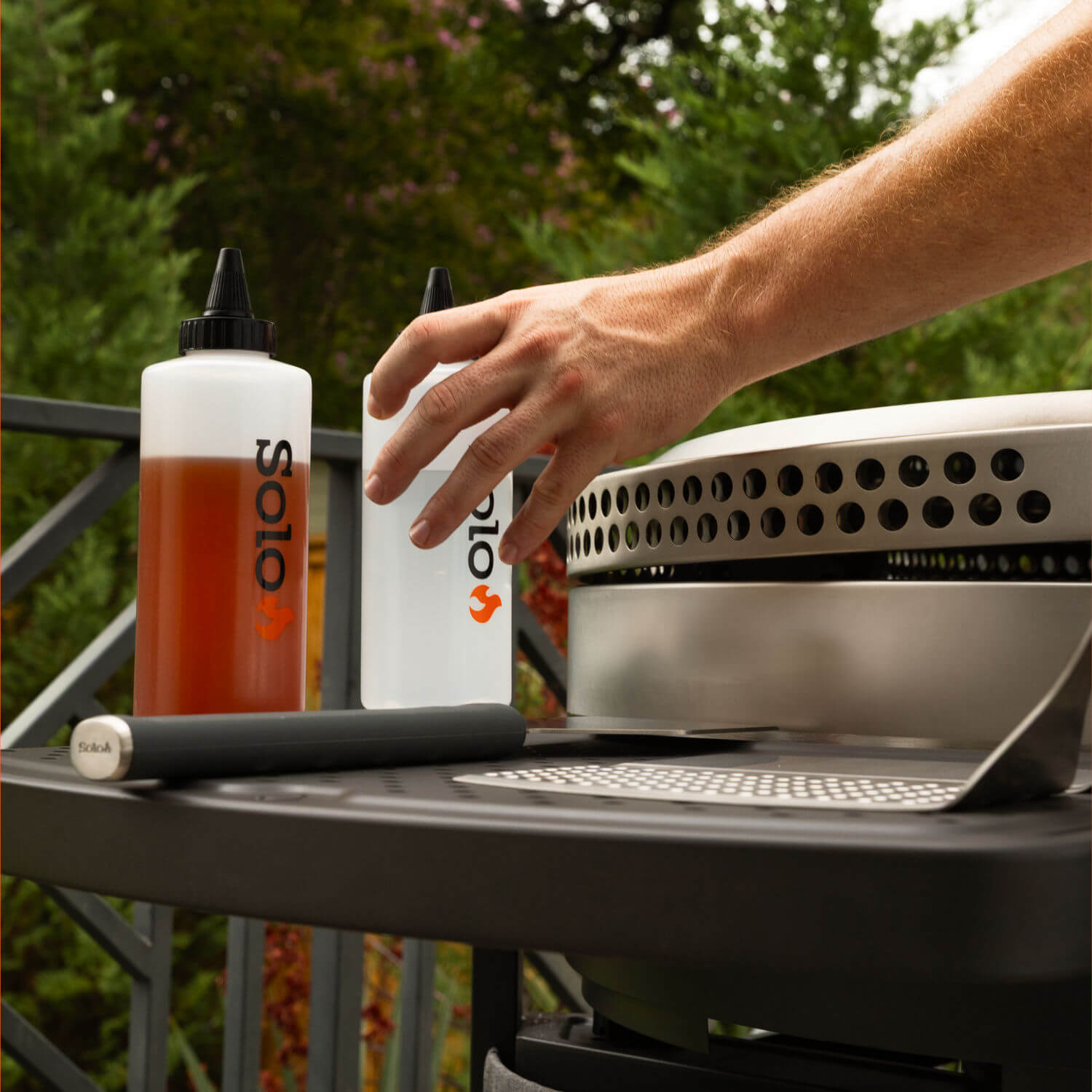 Solo Stove Steelfire 30" Edelstahl-Grillplatte mit Stand
