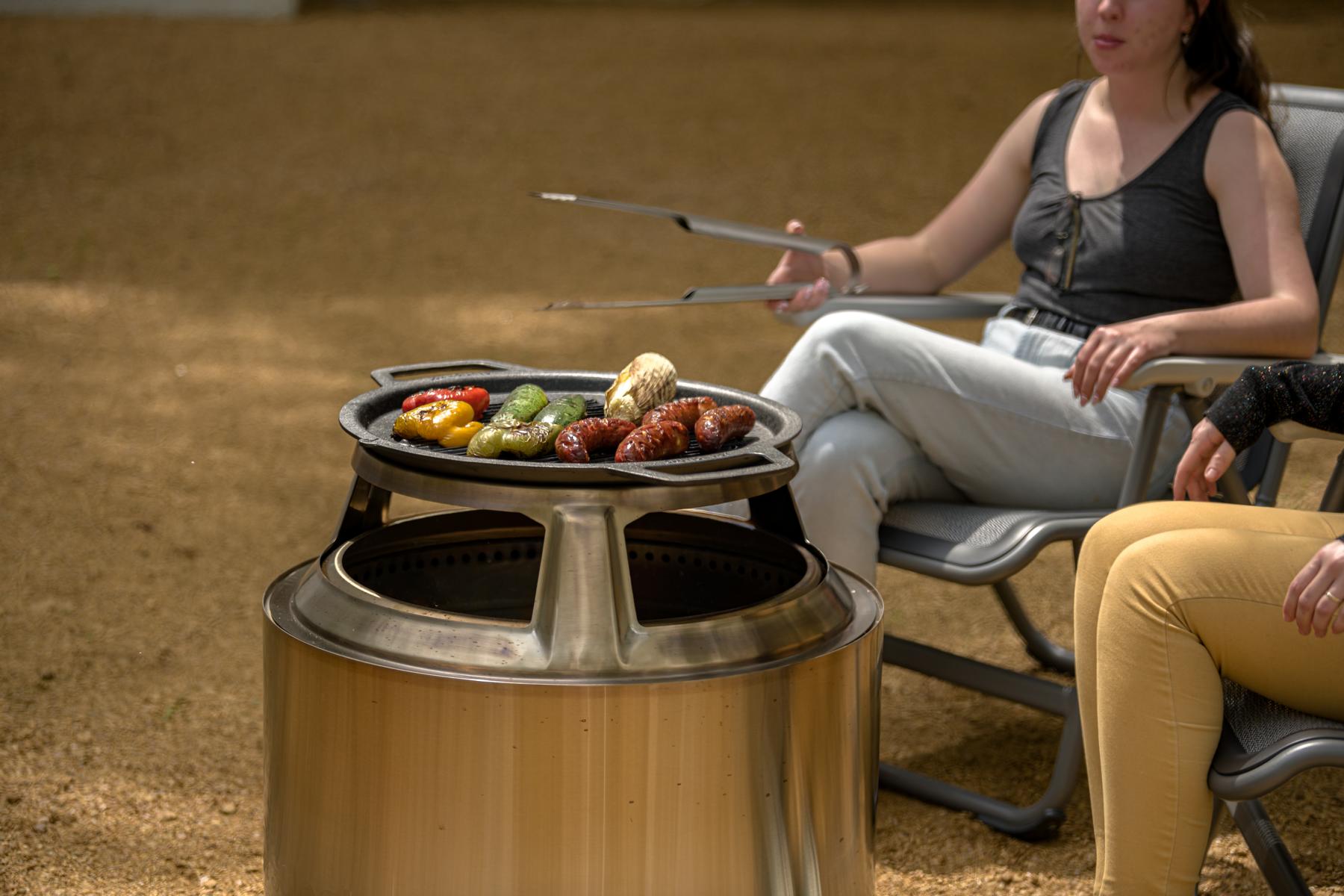 Solo Stove Gusseisen Grillrost mit Aufsatz für Yukon