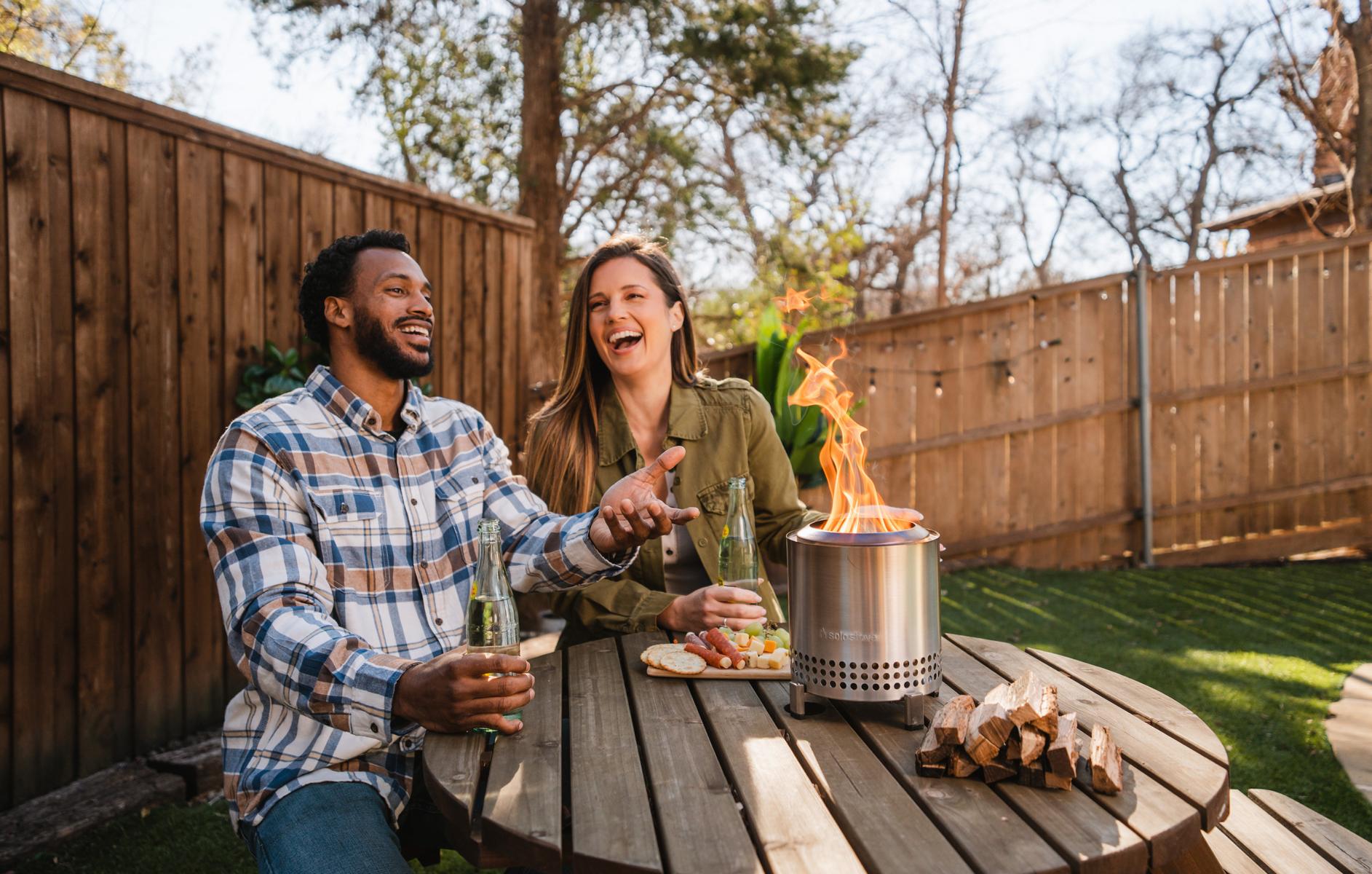 Solo Stove Mesa XL-Bundle in Stainless Steel